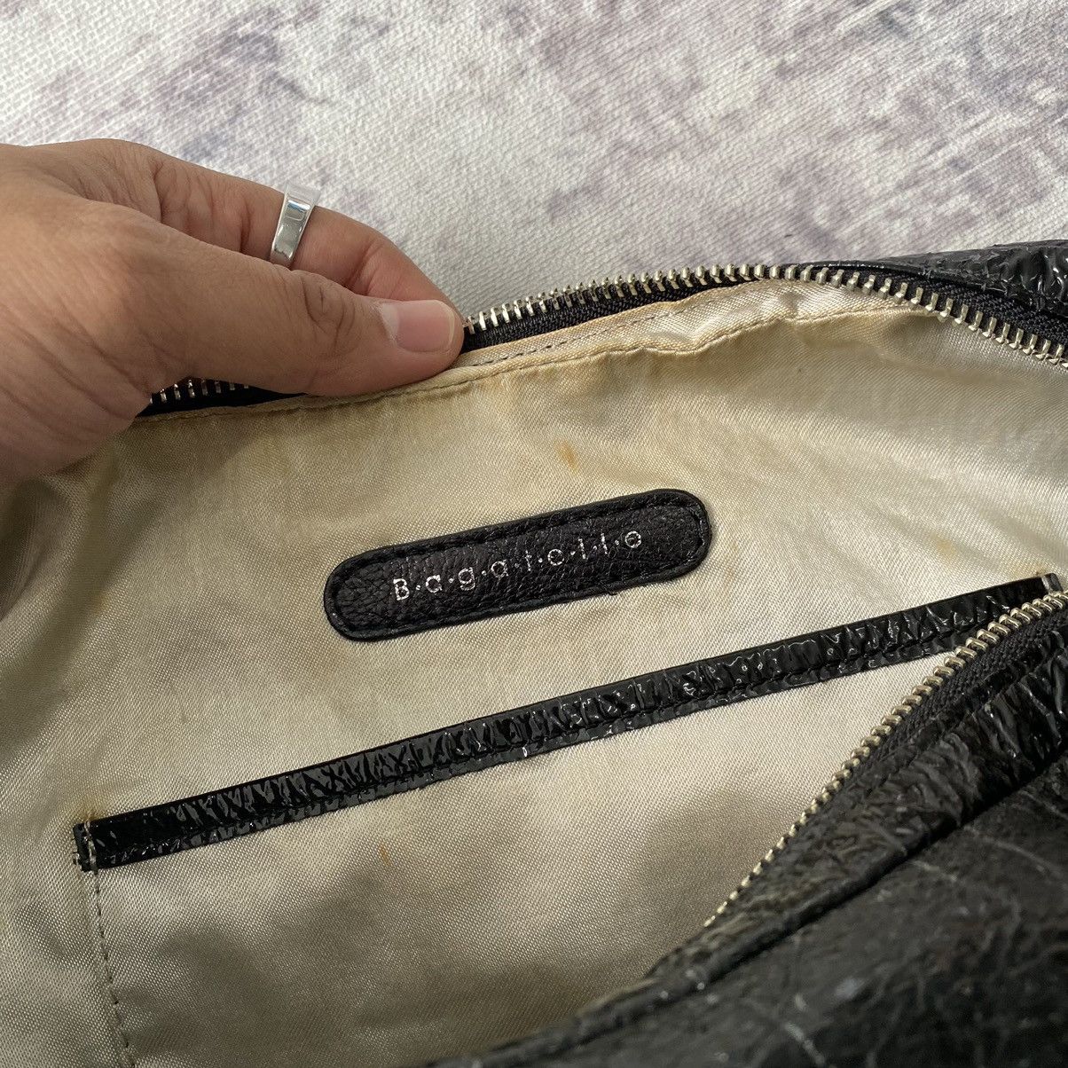 If Six Was Nine × Japanese Brand × Le Grande Bleu (L.G.B.) Bagatello Faux Leather Shoulder Bag Issey Miyake Style Size ONE SIZE - 14 Thumbnail