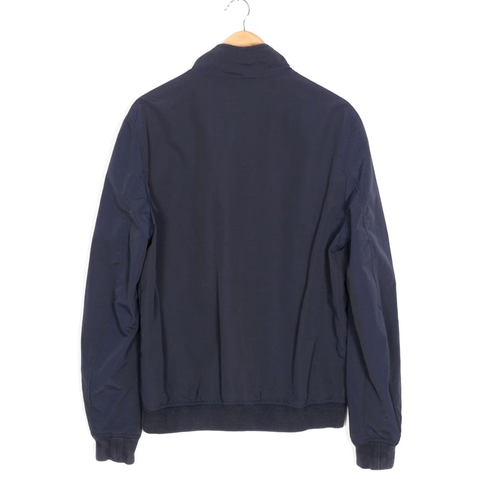 Tommy Hilfiger TOMMY HILFIGER JEANS Bomber Jacket Men XL Blue Canvas Regular Zip Jacket MJ6619 Size US 36 / EU 52 - 3 Thumbnail