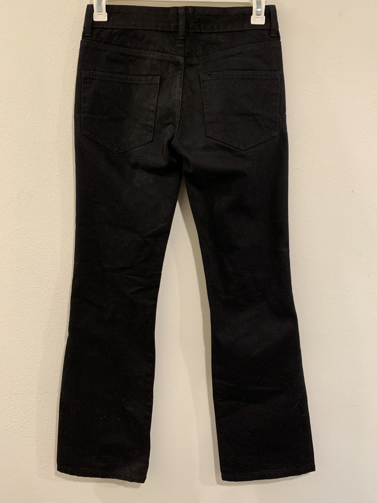 Hedi Slimane custom flared studded knee denim Size US 31 - 7 Thumbnail