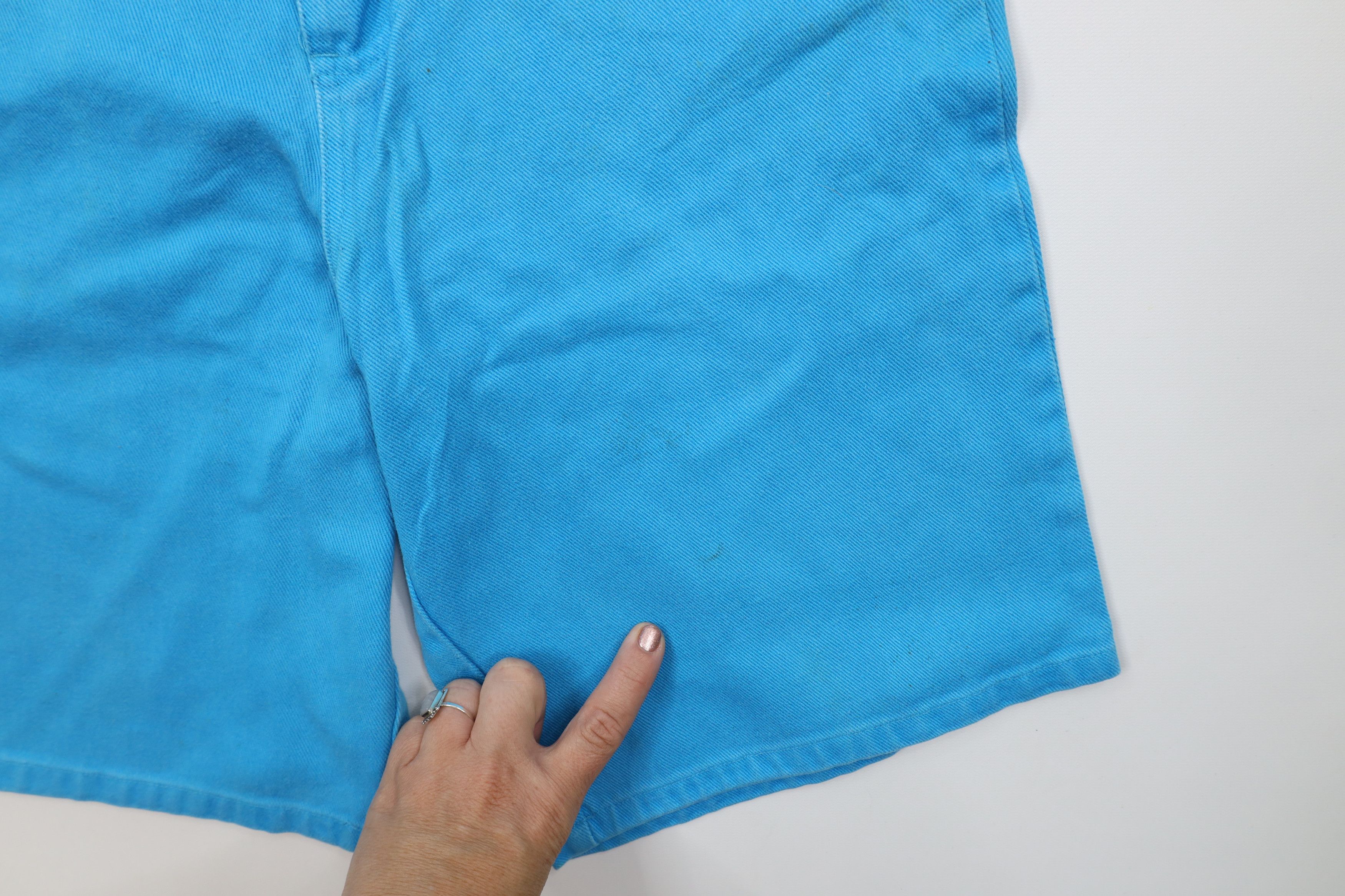 Vintage Vintage 90s Streetwear Denim Jean Shorts Jorts Blue Cotton Size 26" / US 2 / IT 38 - 5 Thumbnail