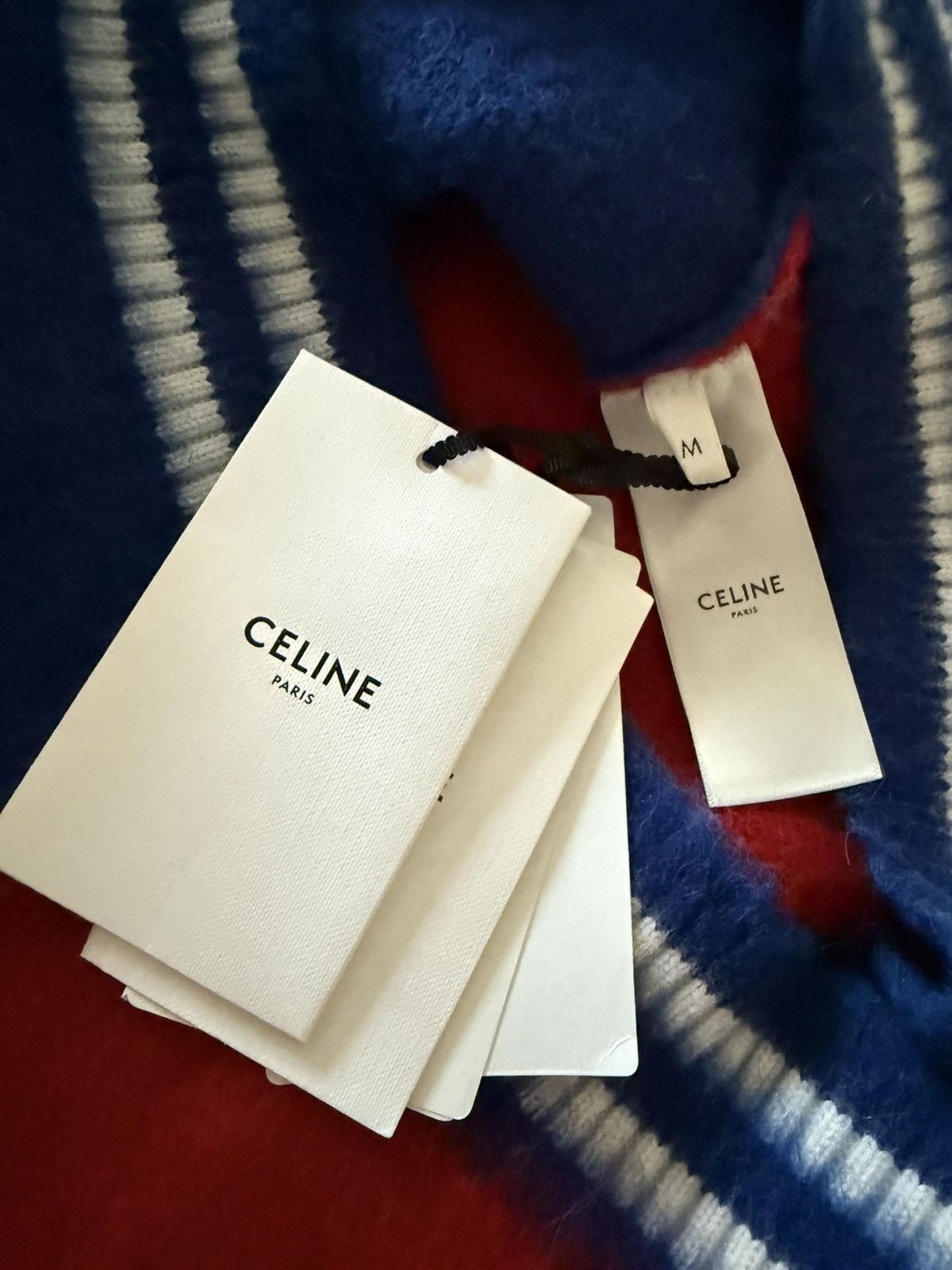 Celine $3.2k 🤑 SS23 Celine embellished sequin star cardigan alpaca Size US M / EU 48-50 / 2 - 22 Thumbnail