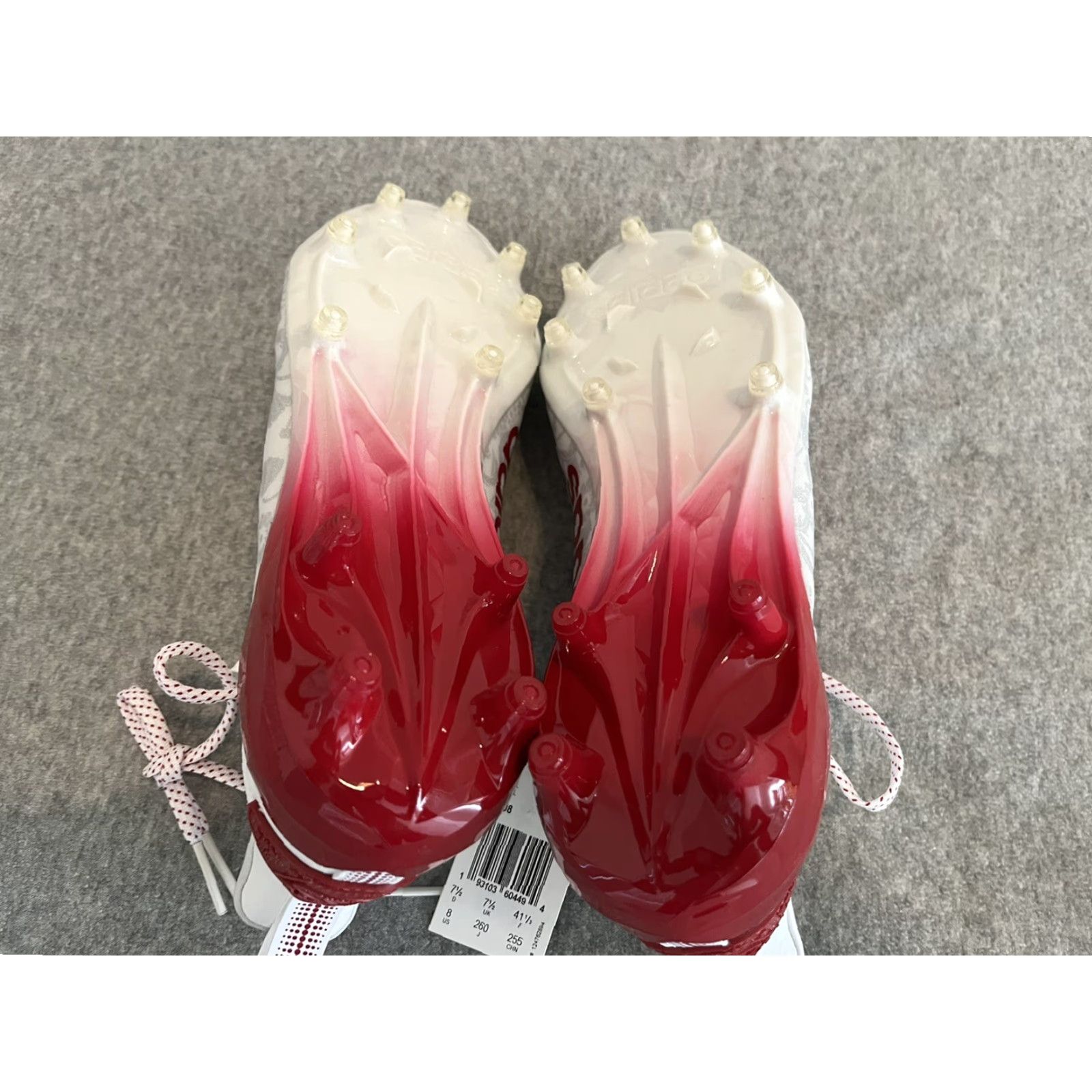 Adidas Adidas Adizero Cleat Football Mens Size 8 Floral White Red FU6708 Multicolor Cleat Adizero Football Shoes Mens Size US 8 / EU 41 - 8 Thumbnail