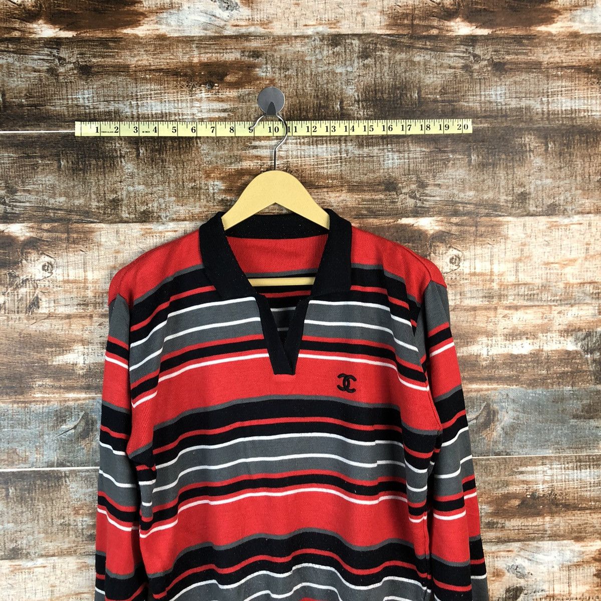 Homespun Knitwear Japanese Brand Red Knitwear #A957 Size M / US 6-8 / IT 42-44 - 2 Thumbnail