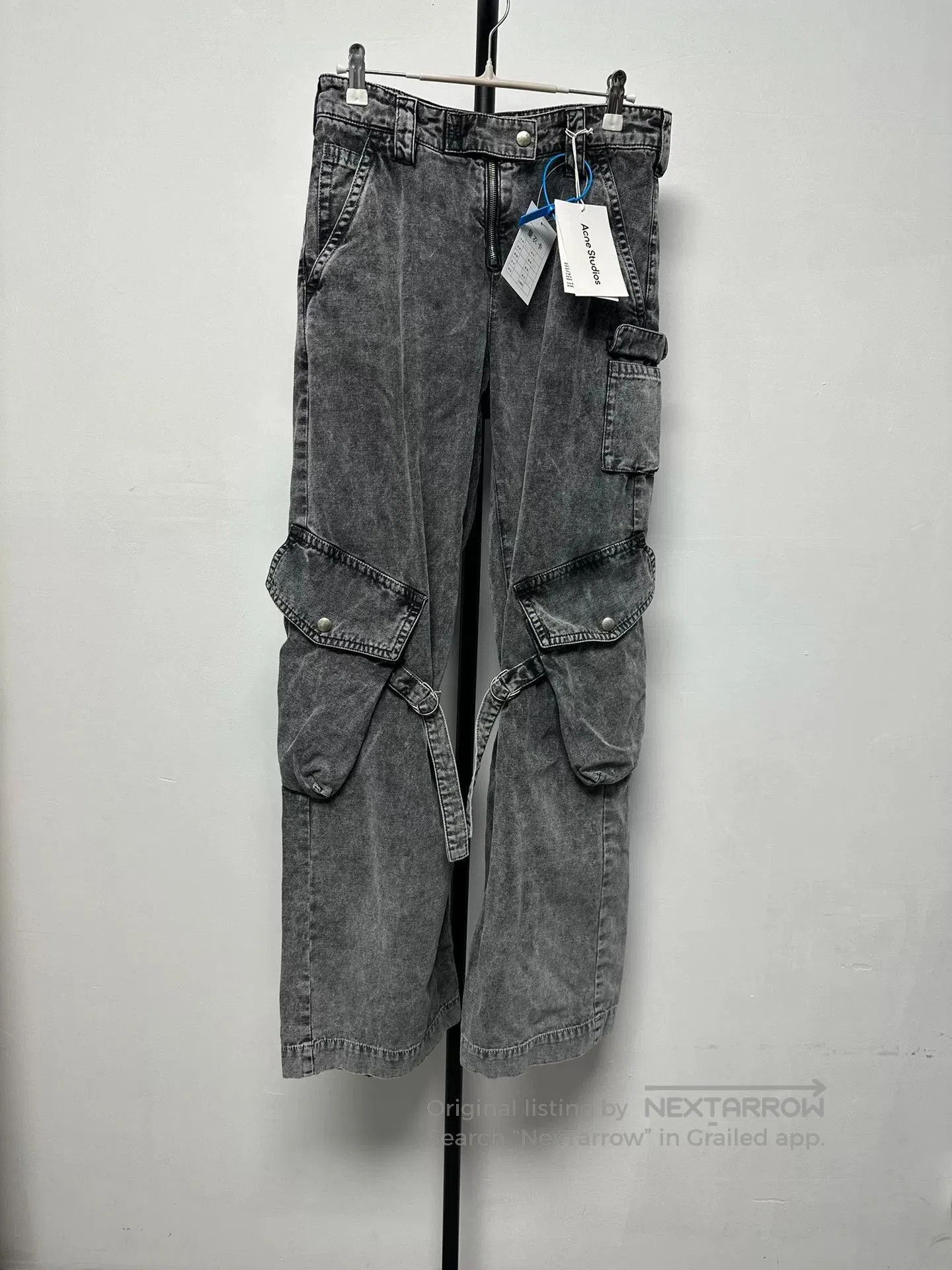 Acne Studios Acne Vintage Faded Straight Cargo Jeans. Size US 34 / EU 50 - 1 Thumbnail