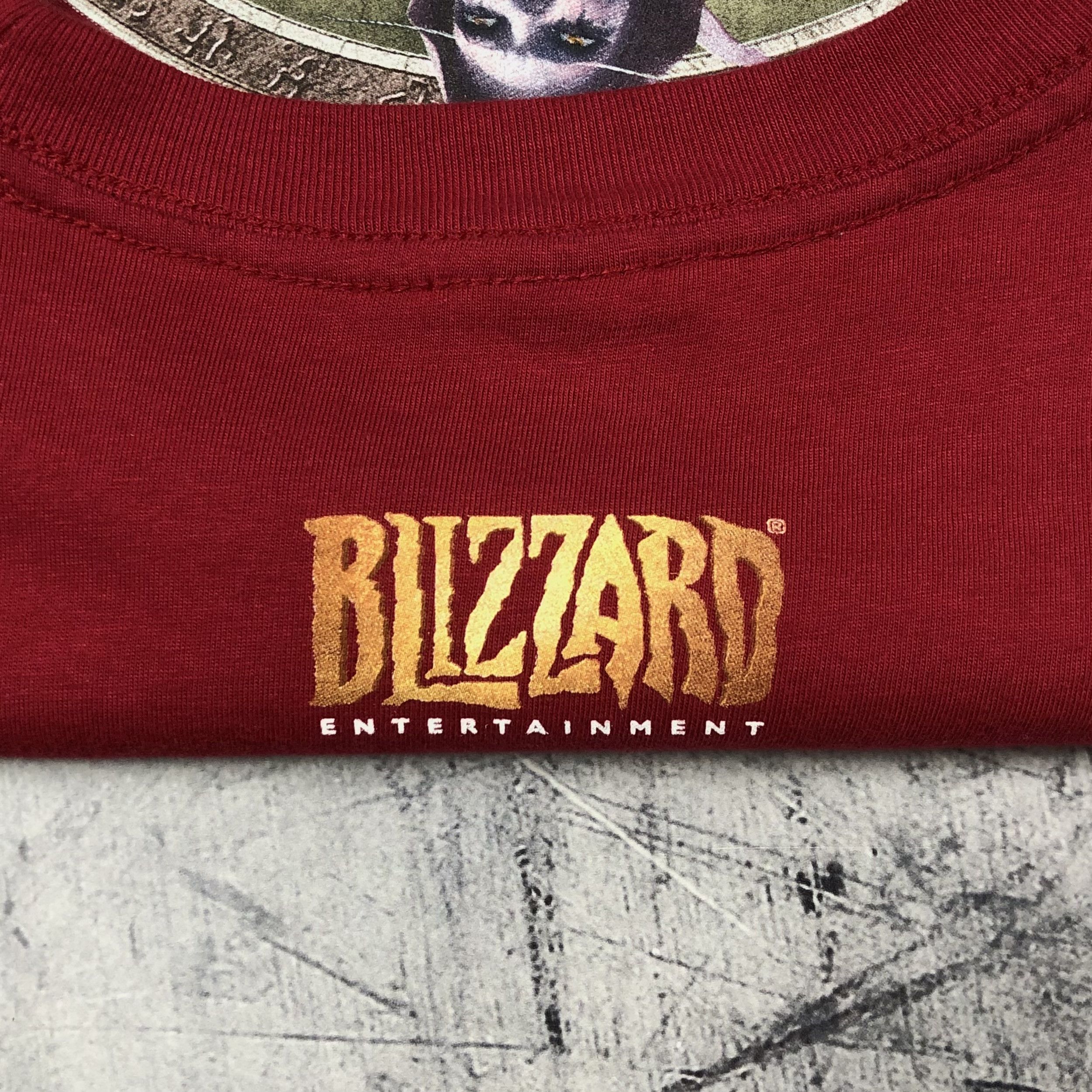 The Game Warcraft Battle For Azeroth Blizzard Tee Size US L / EU 52-54 / 3 - 4 Thumbnail