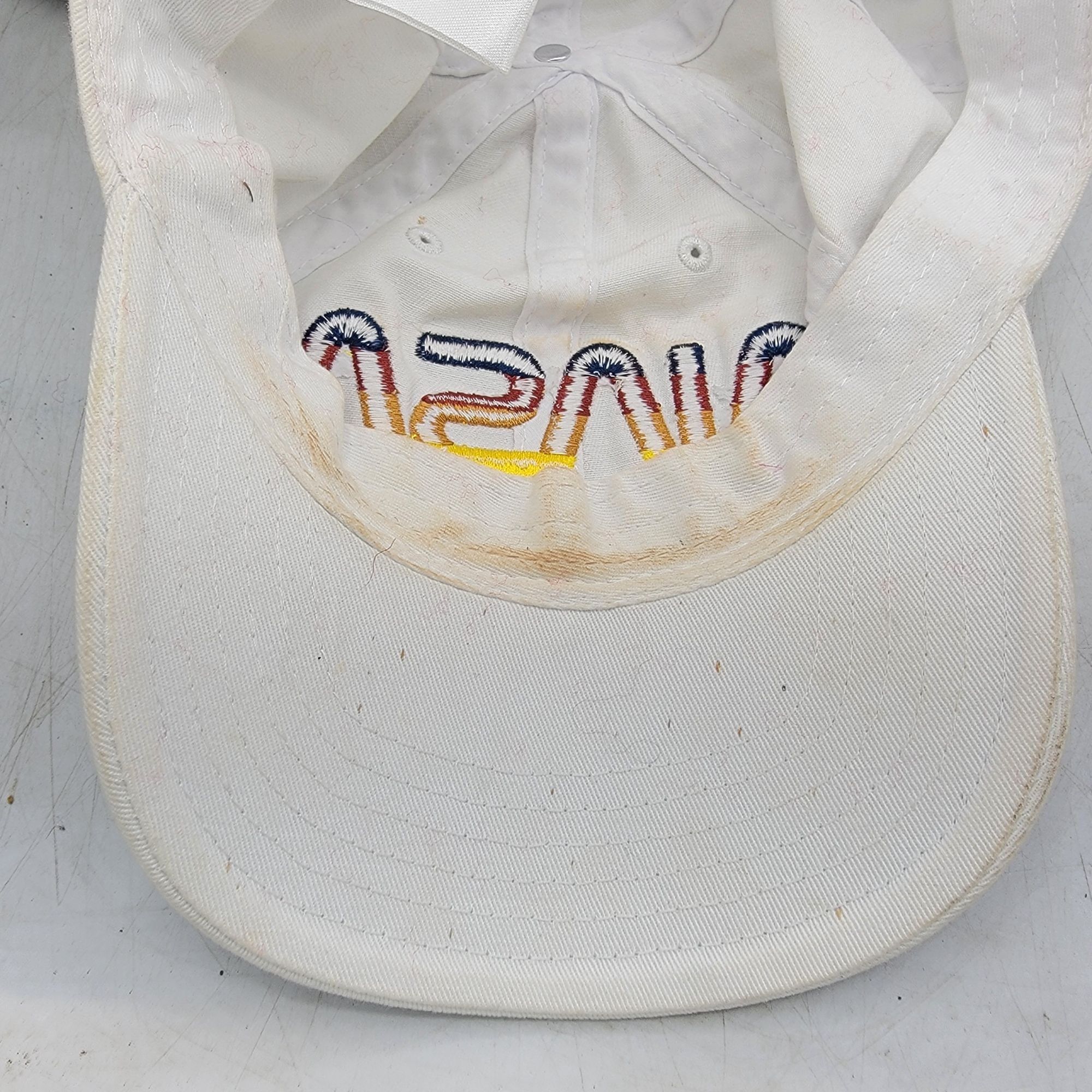 Mad Engine NASA Embroidered Logo White Hat Cap By Mad Engine Casual Lig Size ONE SIZE - 8 Thumbnail