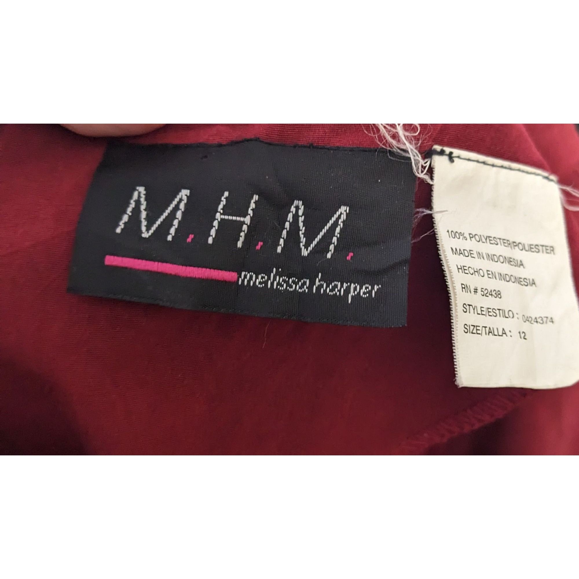Other Vintage Melissa Harper Red Floral Embroidered Dress And Jack Size XL / US 12-14 / IT 48-50 - 7 Thumbnail