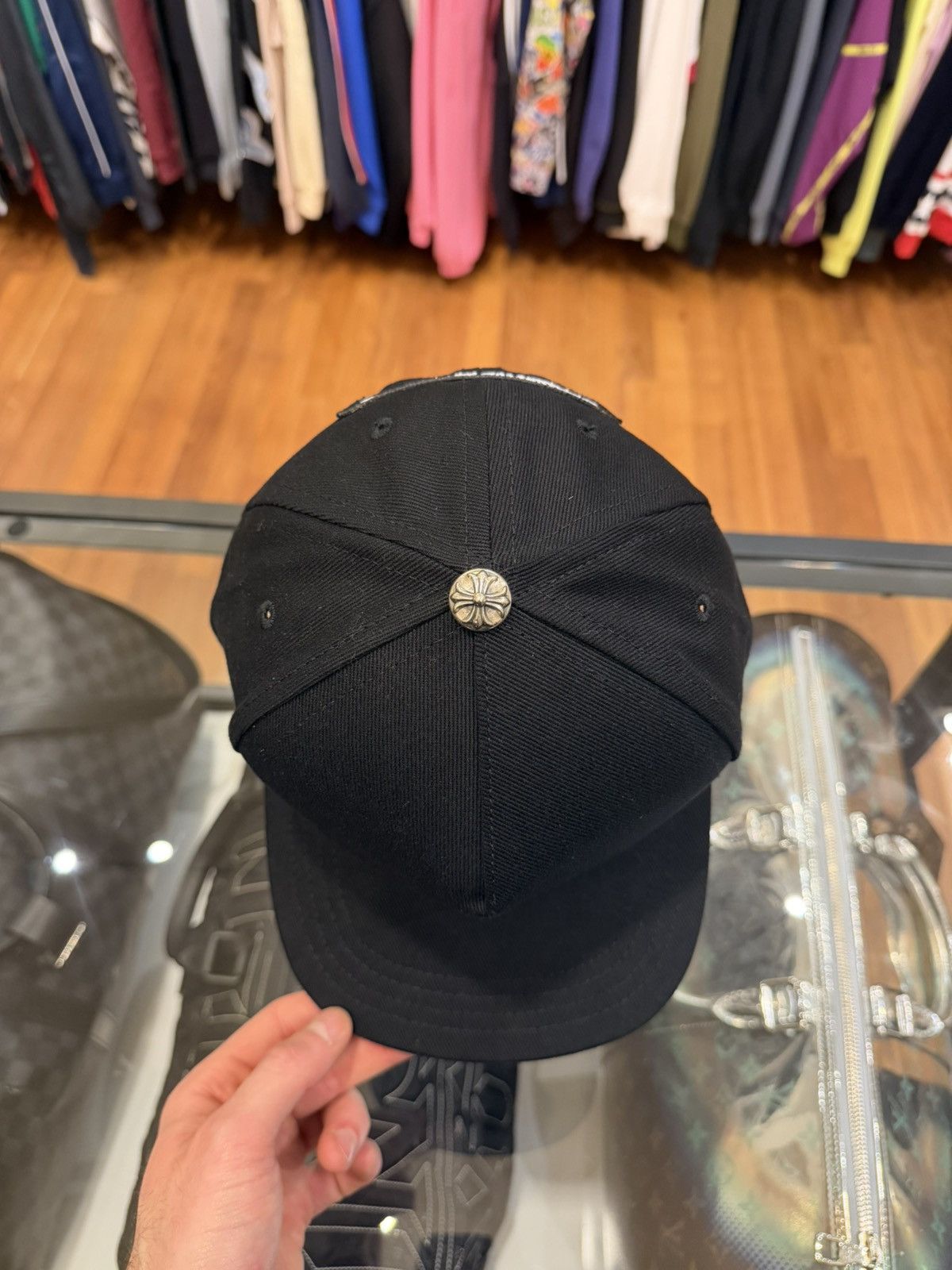 Chrome Hearts Chrome Hearts RS3 Cross Hat Size ONE SIZE - 5 Thumbnail