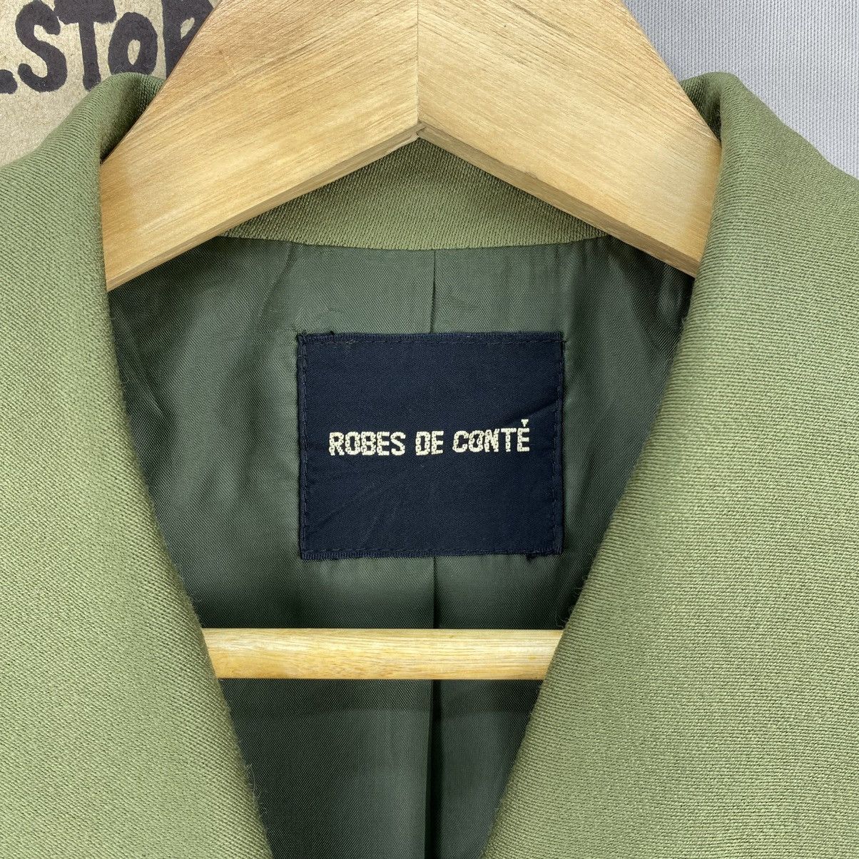 Japanese Brand Vintage 90’s Robes De Conte Blazer Jacket Coat Woman Size XS / US 0-2 / IT 36-38 - 10 Thumbnail