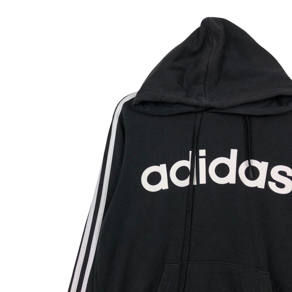 Adidas Adidas Archive Black 3-Stripes Hoodie Size US S / EU 44-46 / 1 - 8 Thumbnail