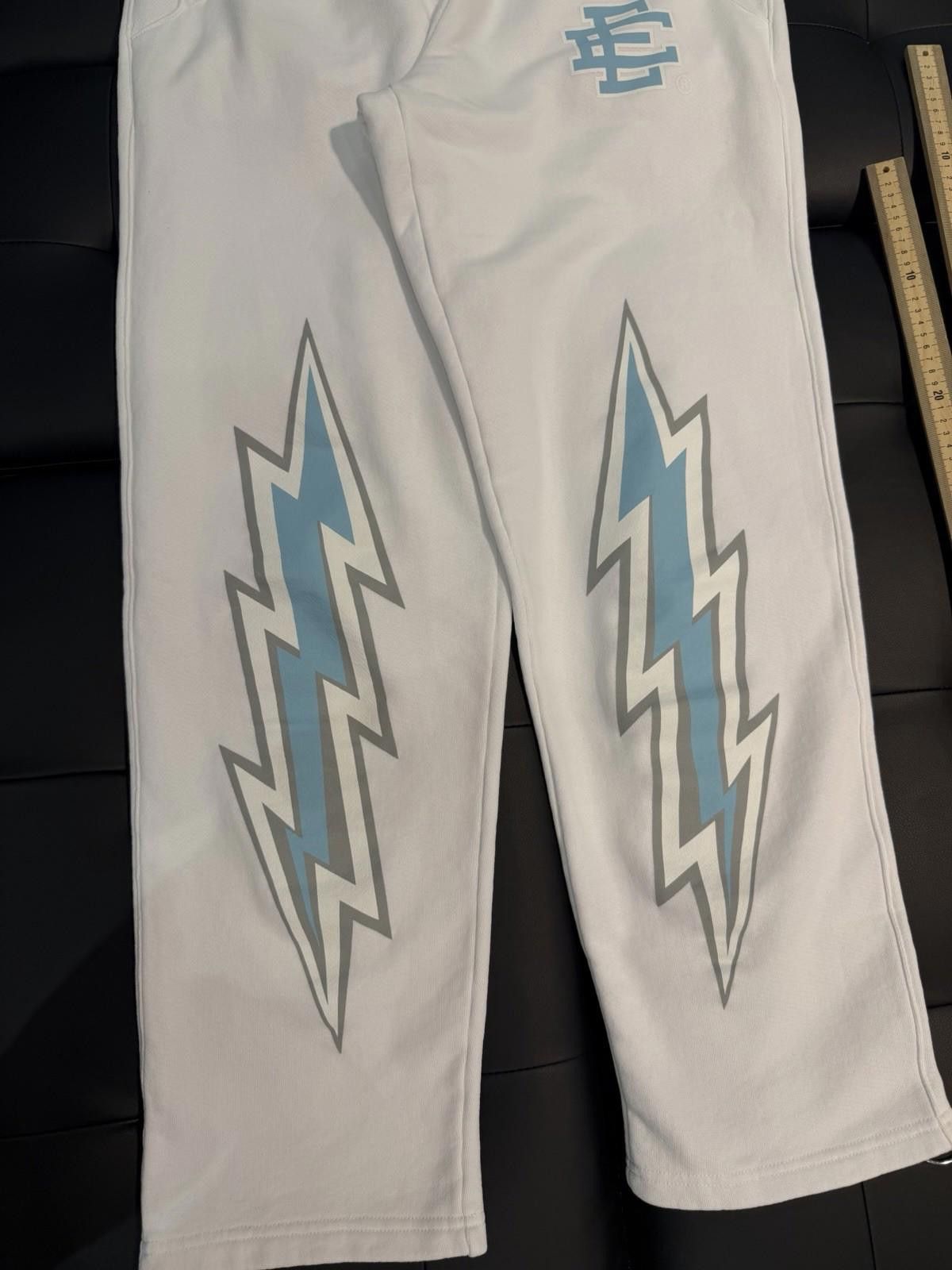 Eric Emanuel ERIC EMANUEL White /Blue Bolt (SWEATPANTS ONLY) BRAND NEW Size US 34 / EU 50 - 5 Thumbnail