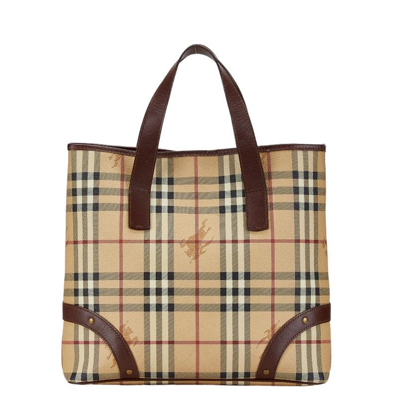 Burberry Burberry Nova Check Shadow Horse Tote Bag Canvas Tote Bag in Great Condition