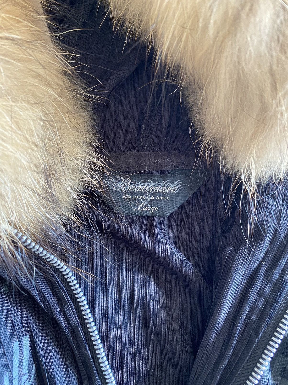 If Six Was Nine × Japanese Brand × Le Grande Bleu (L.G.B.) BEAMURE JAPANESE POEM FUR HOODIE Size US L / EU 52-54 / 3 - 6 Thumbnail