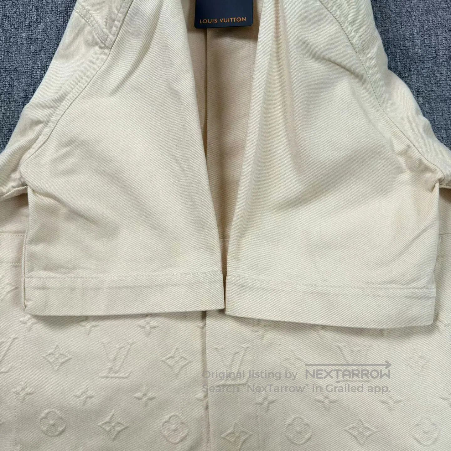 Louis Vuitton beige short sleeve printed shirt by LV. Size US M / EU 48-50 / 2 - 6 Thumbnail