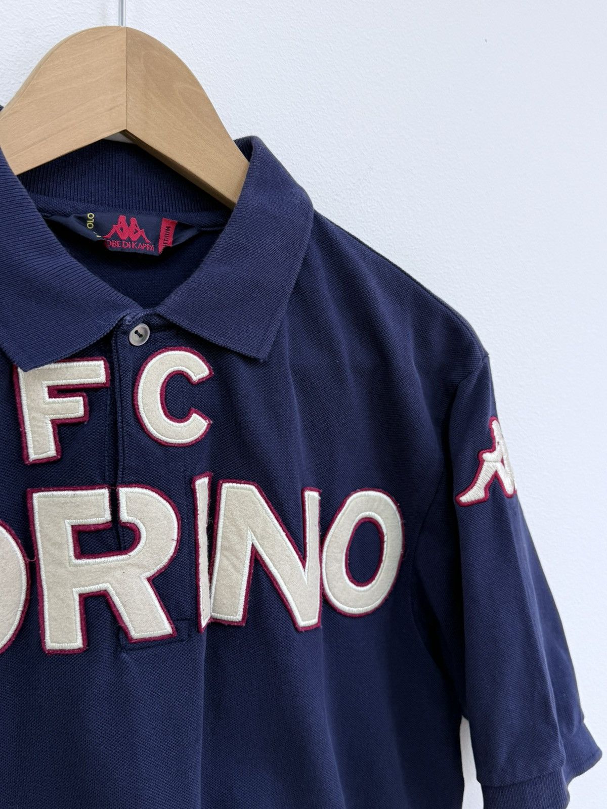 Kappa Vintage Kappa FC Torino Polo T-Shirt Size US M / EU 48-50 / 2 - 3 Thumbnail