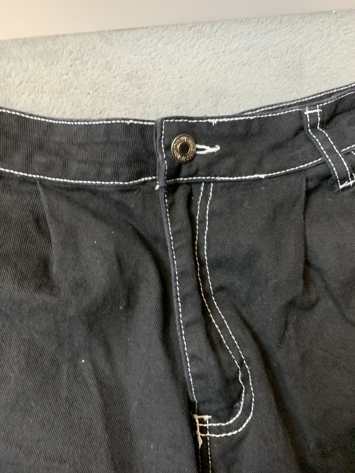 Japanese Brand × Vintage Vintage Japanese Wake Jeans Rep Skater Black Pants Size US 32 / EU 48 - 3 Thumbnail