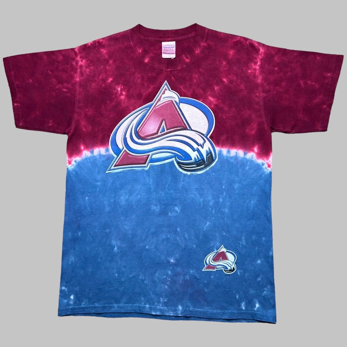 Vintage Vintage 1990s NHL Colorado Avalanche Tie Dye All Over Tee Size US M / EU 48-50 / 2 - 1 Preview