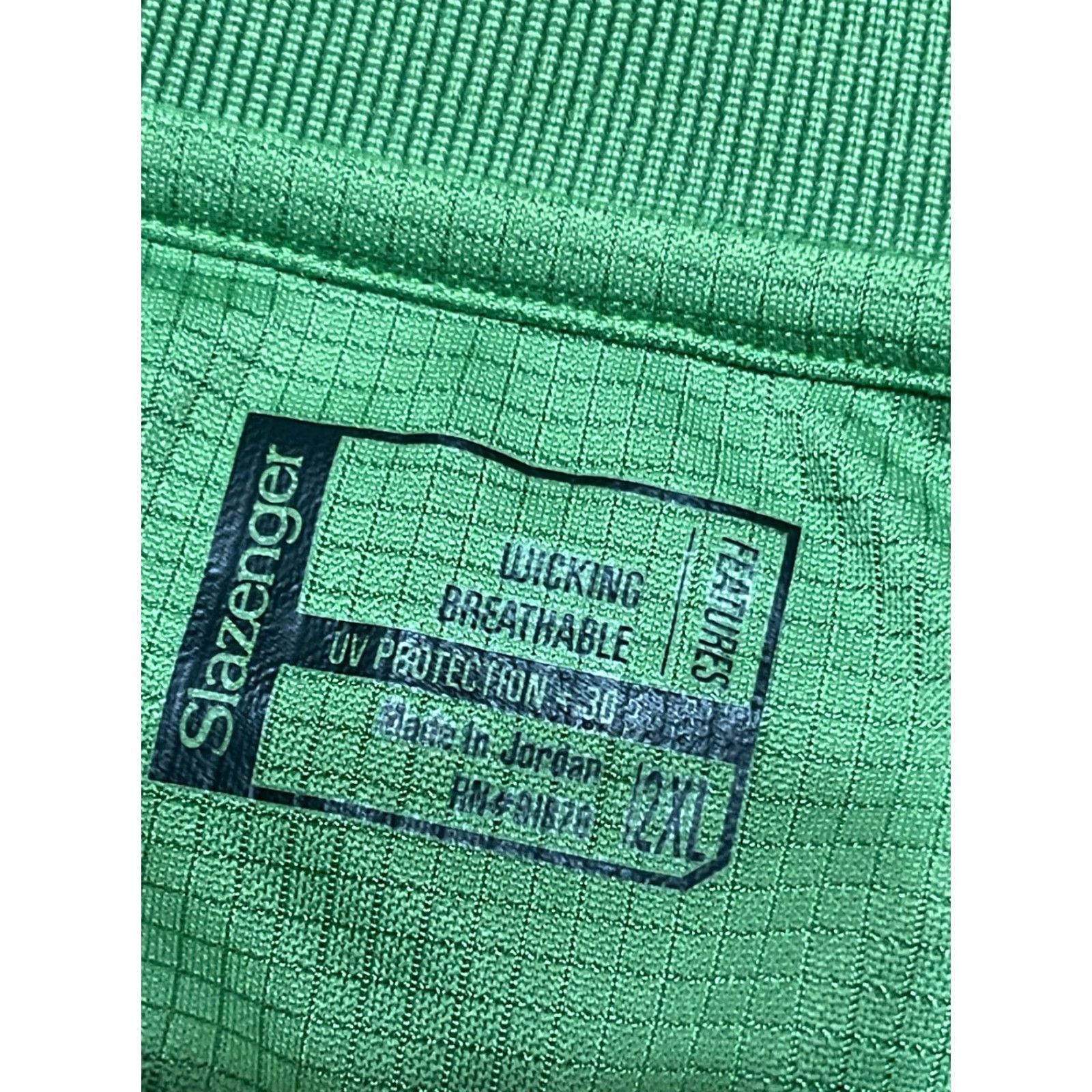 Vintage Slazenger Polo, Men's XXL, Green, Short Sleeve, Breathable, Wicking, Regular Fit, 2XL, Shirt, Casual, Brand Slazenger, Men, Polo Shirt Size US XXL / EU 58 / 5 - 7 Thumbnail