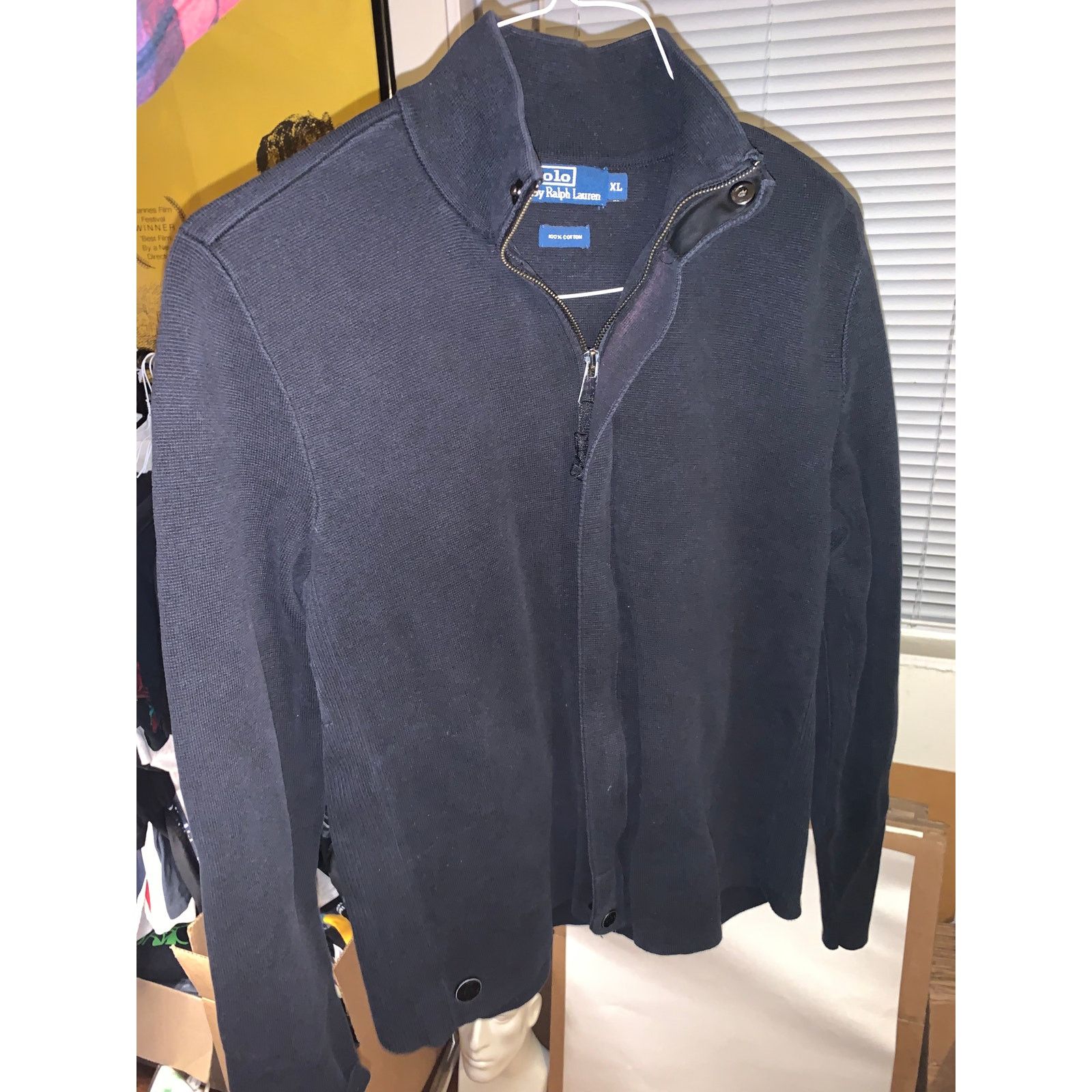Polo Ralph Lauren Polo Ralph Lauren Women’s Full Zip Track Jacket XL Black Size XL / US 12-14 / IT 48-50 - 3 Thumbnail