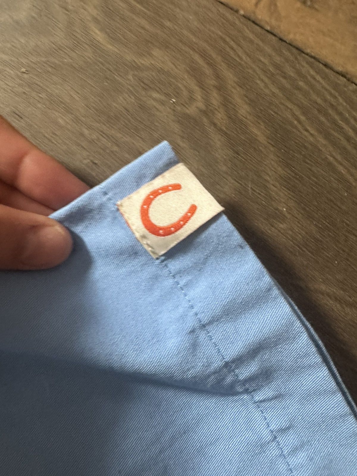 Other Custom Workwear Camp Blue Short Sleeve Button-Up Size Size US L / EU 52-54 / 3 - 3 Thumbnail