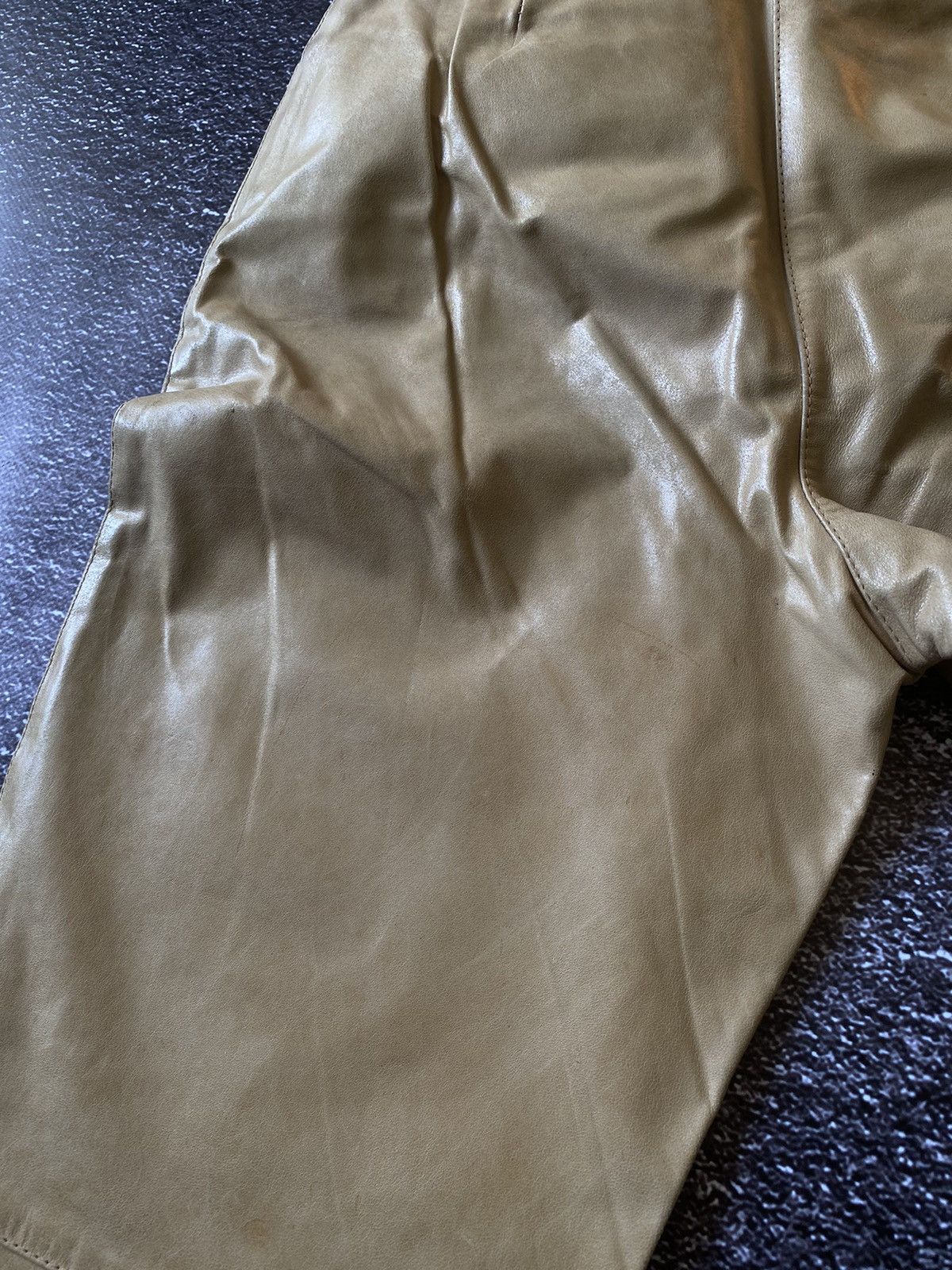 Missoni Vintage Missoni Rare Leather Trouser Pants Women Size 27" / US 4 / IT 40 - 16 Thumbnail