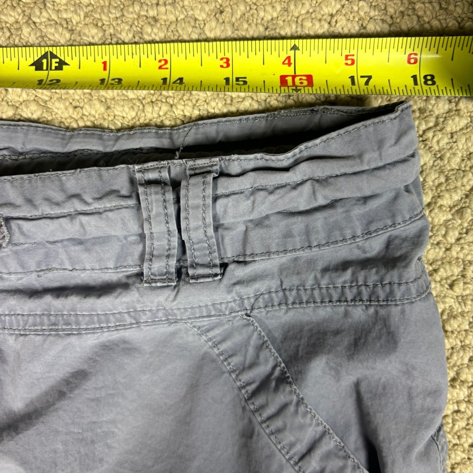 Ocean Pacific vintage y2k 2000s Ocean Pacific womens gray cargo shorts 36 Size 36" / US 14 / IT 50 - 7 Thumbnail