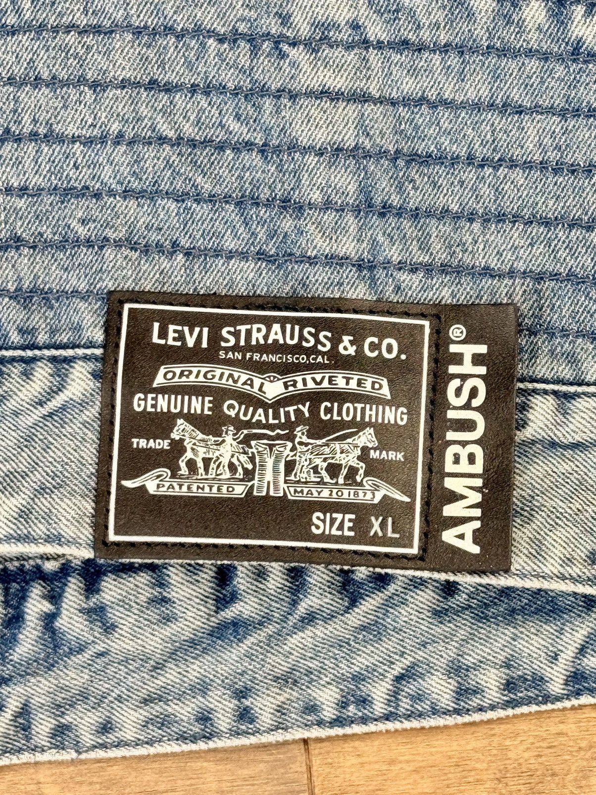 Ambush Design DDP New AMBUSH X LEVI’S Denim Moto Biker Jacket XL Size US XL / EU 56 / 4 - 18 Thumbnail