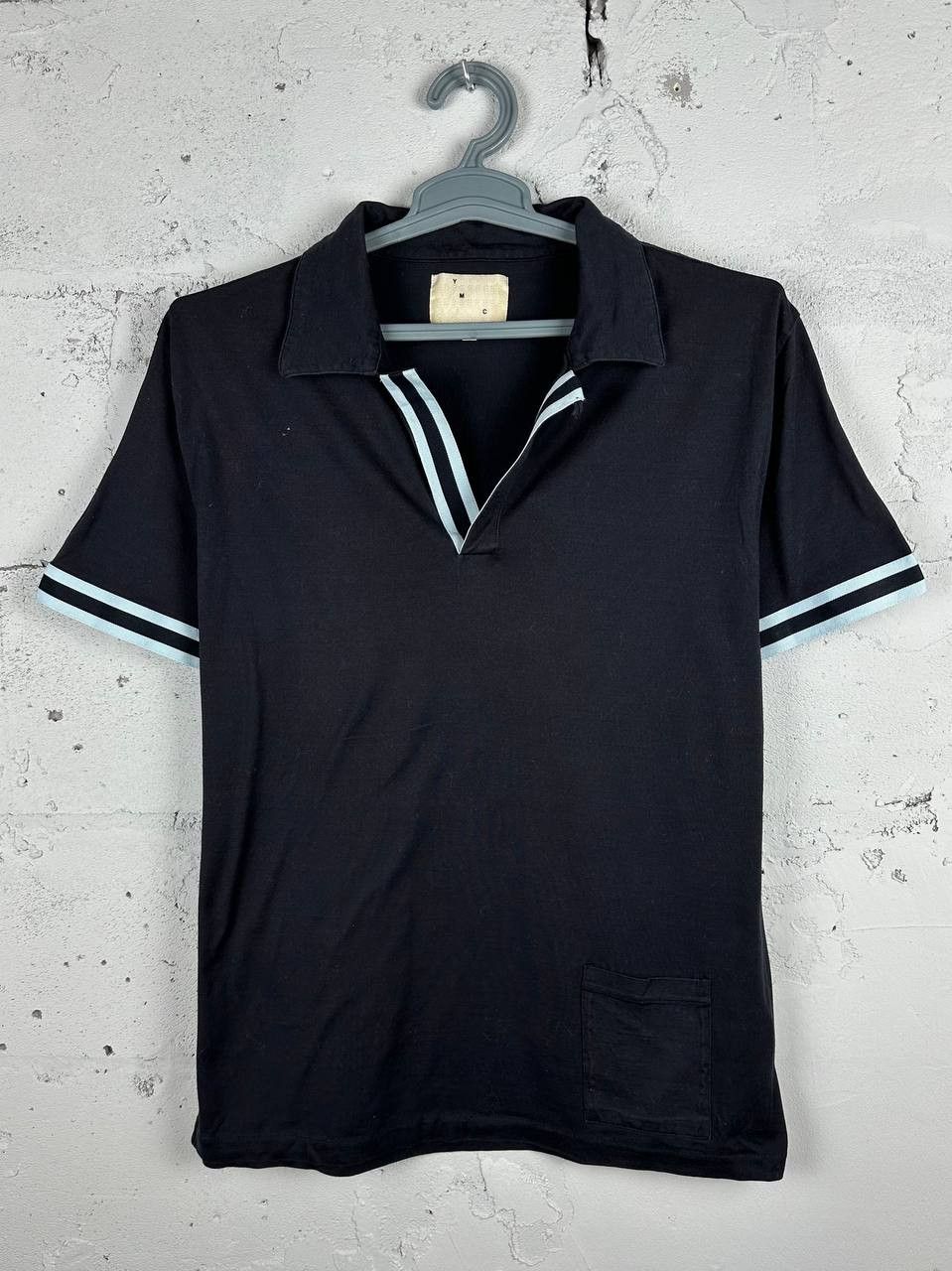 YMC YMC You Must Create Luxury Navy Pocket Polo Size US M / EU 48-50 / 2 - 1 Thumbnail