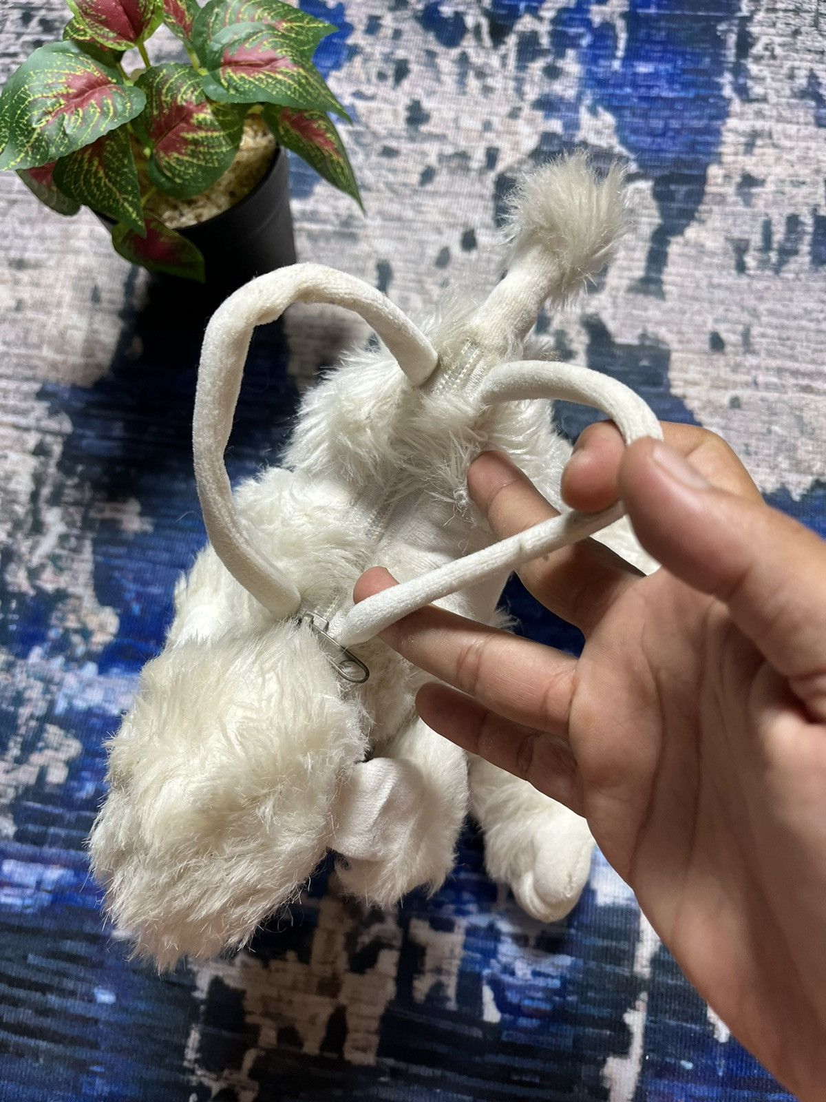 Japanese Brand × Vintage RARE Puppy Handbag Faux Fur Cukup Sekor Size ONE SIZE - 8 Thumbnail