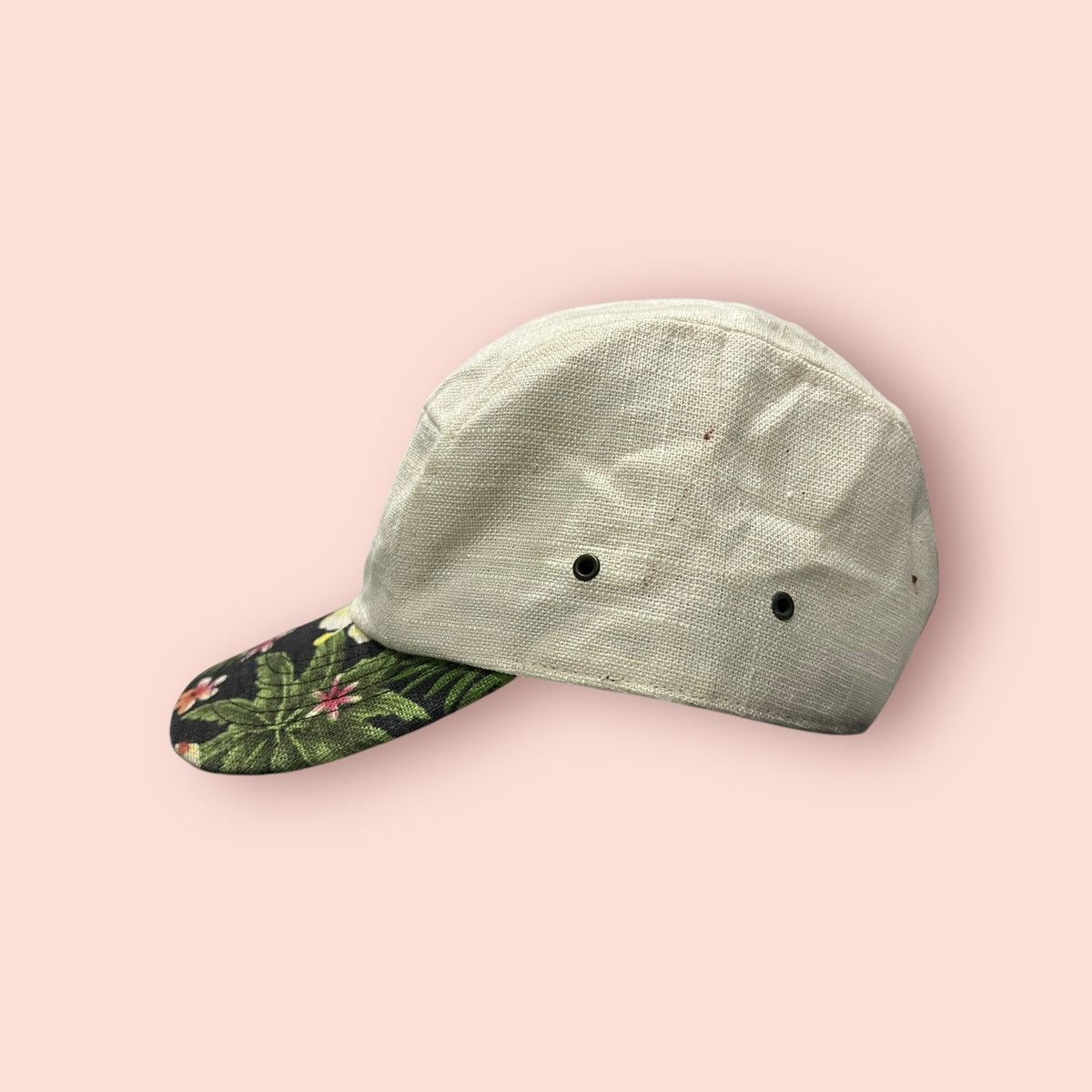 Japanese Brand × Vintage VINTAGE SMIR NASLI FLORAL VISOR 5 PANEL SNAPBACK HAT Size ONE SIZE - 9 Thumbnail