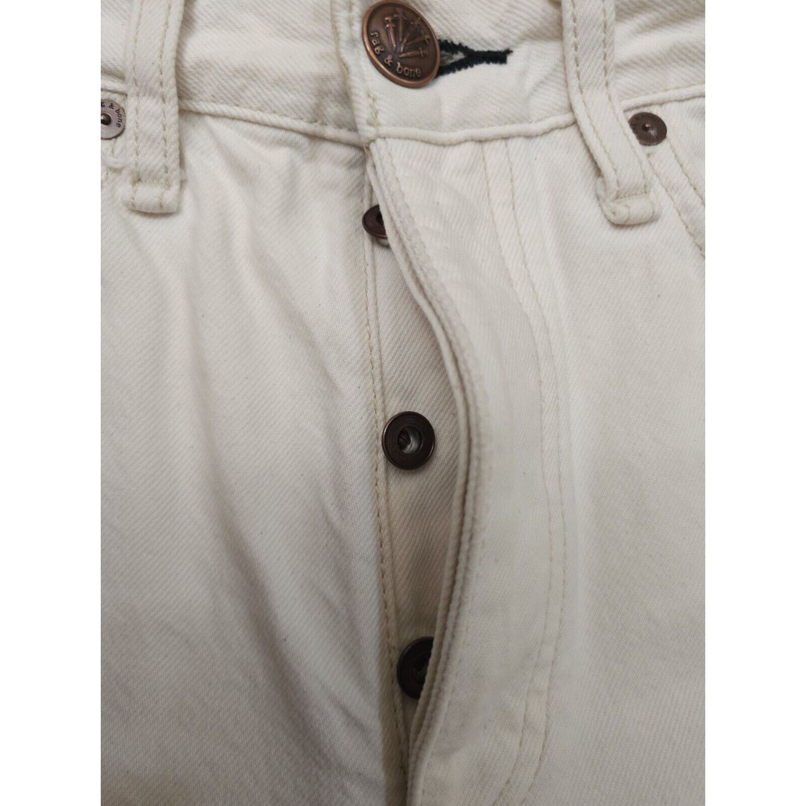 Rag & Bone Rag & Bone Alex High-Rise Straight Jeans Dark Wash Designer Size 24" / US 00 / IT 34 - 8 Thumbnail