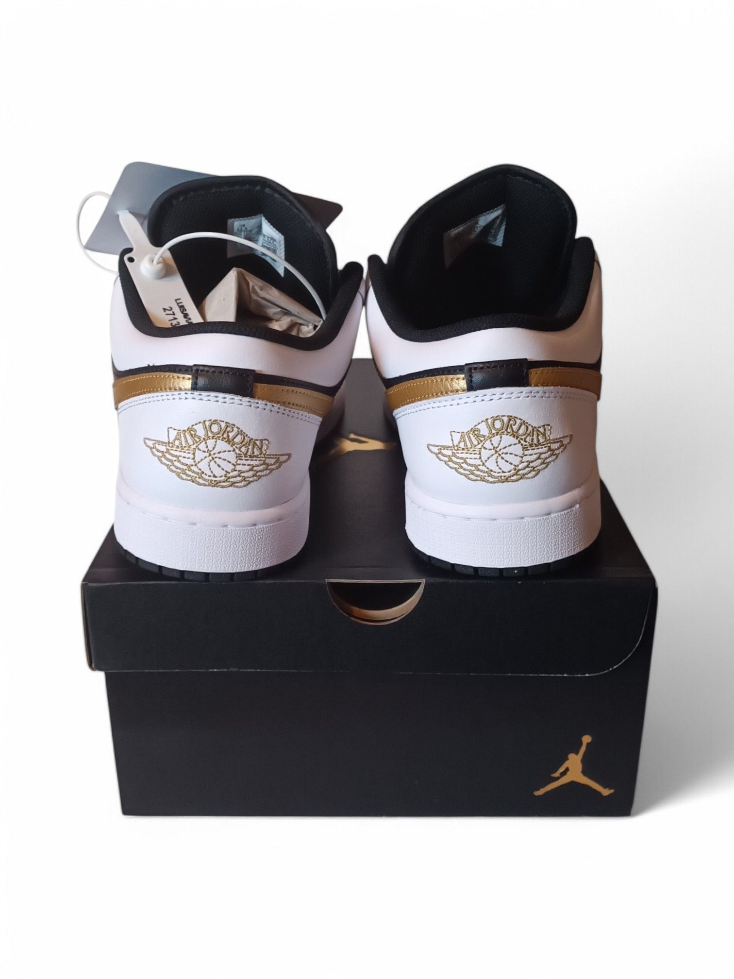 Jordan Brand × Nike Nike Air Jordan 1 Low 'Metallic Gold' 553558-172 Size US 12.5 / EU 45-46 - 23 Thumbnail