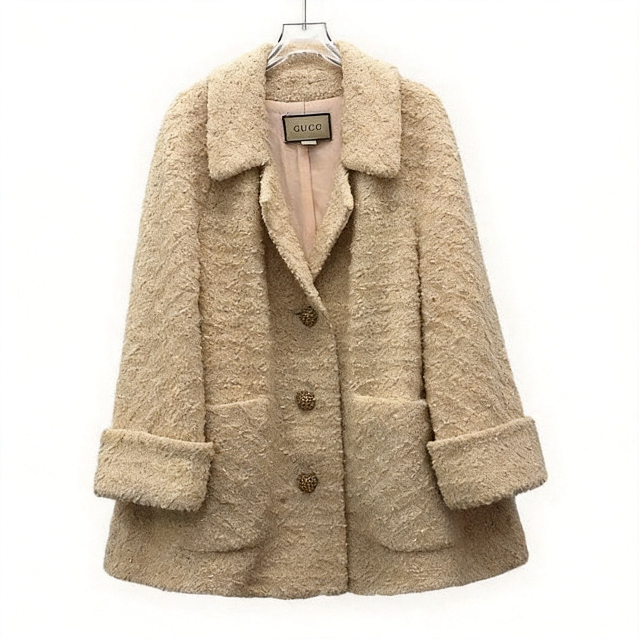 Gucci Gucci Wool Boucle Coat Size 40/ Size S / US 4 / IT 40 - 7 Thumbnail