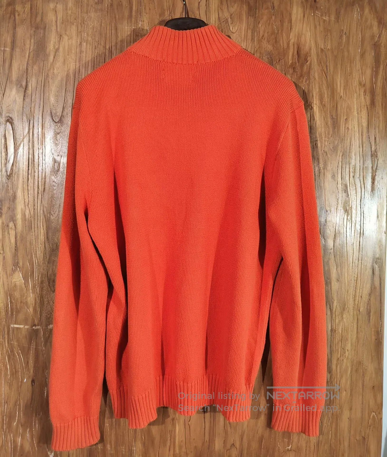 Polo Ralph Lauren Polo Ralph Lauren Orange Half-Zip Sweater. Size US L / EU 52-54 / 3 - 5 Thumbnail
