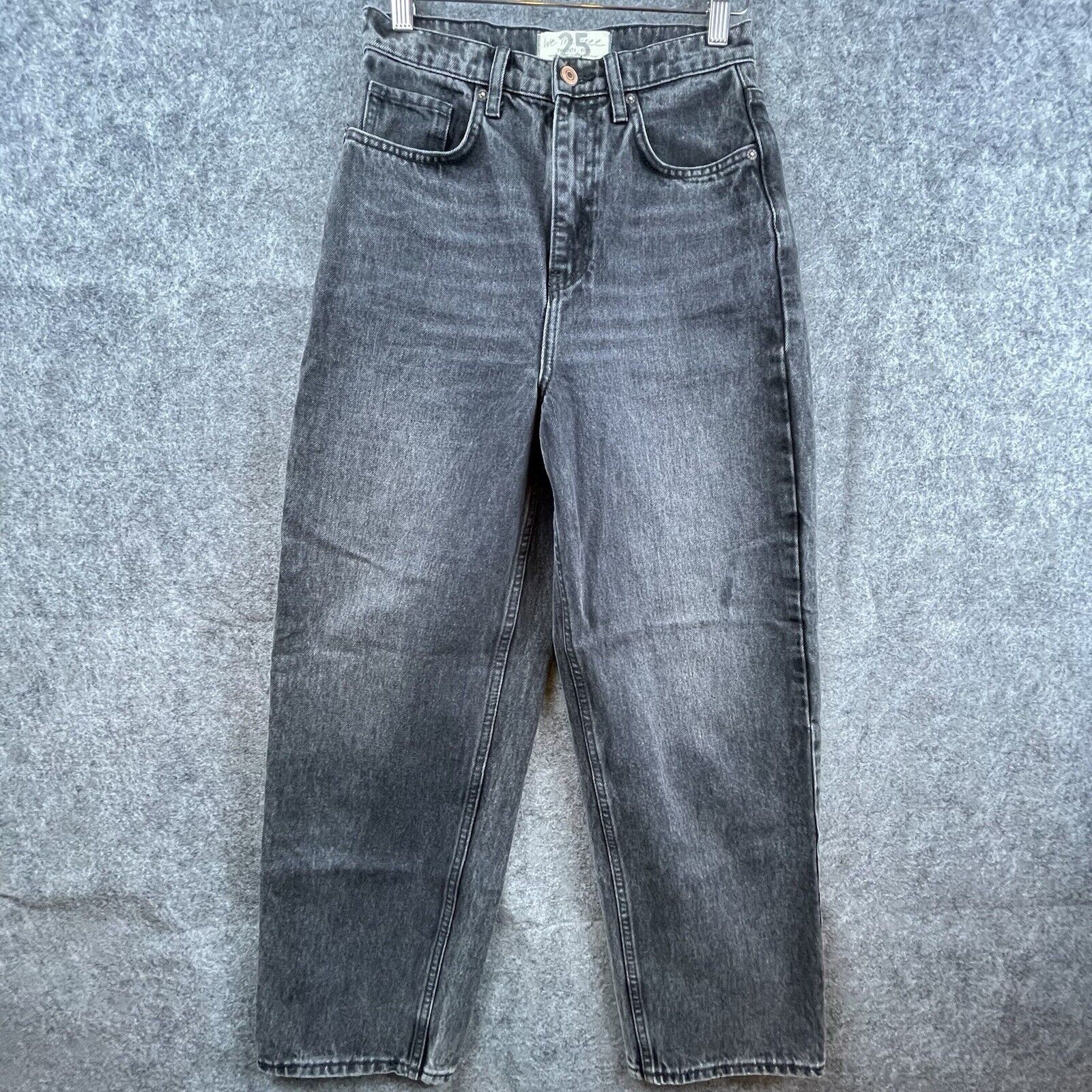 Free People We The Free People Jeans Womens 25 Black Baggy Wide Barrel Size 25" / US 0 / IT 36 - 1 Thumbnail