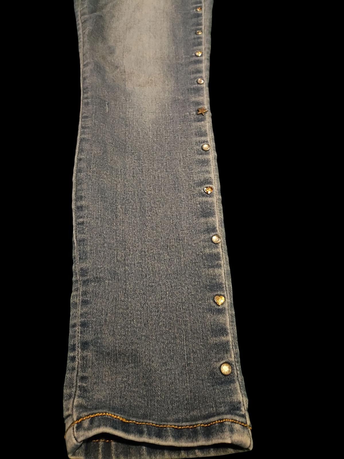 Jordache Girls Jordache Skinny Jeans with Decorative Studs Size 14 Size 24" / US 00 / IT 34 - 2 Thumbnail