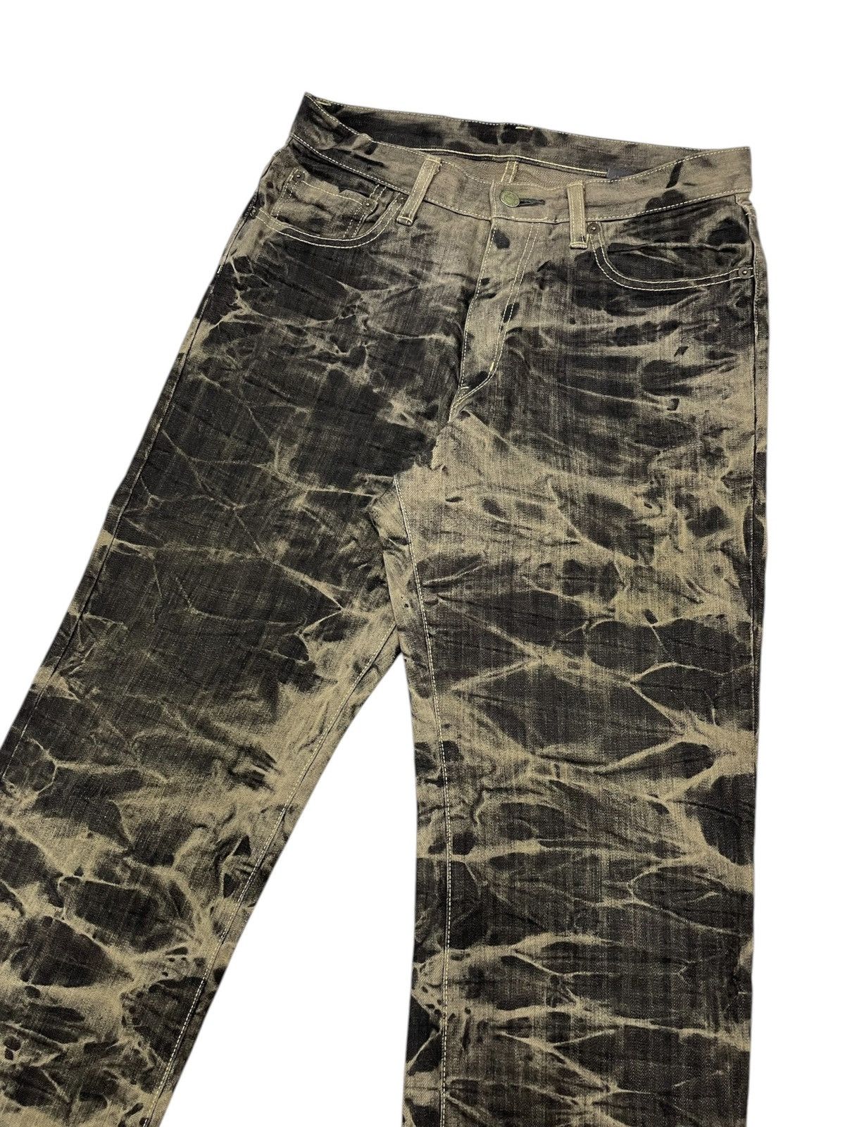 PPFM BlueWay Japan Flame Jeans Size US 29 - 3 Thumbnail