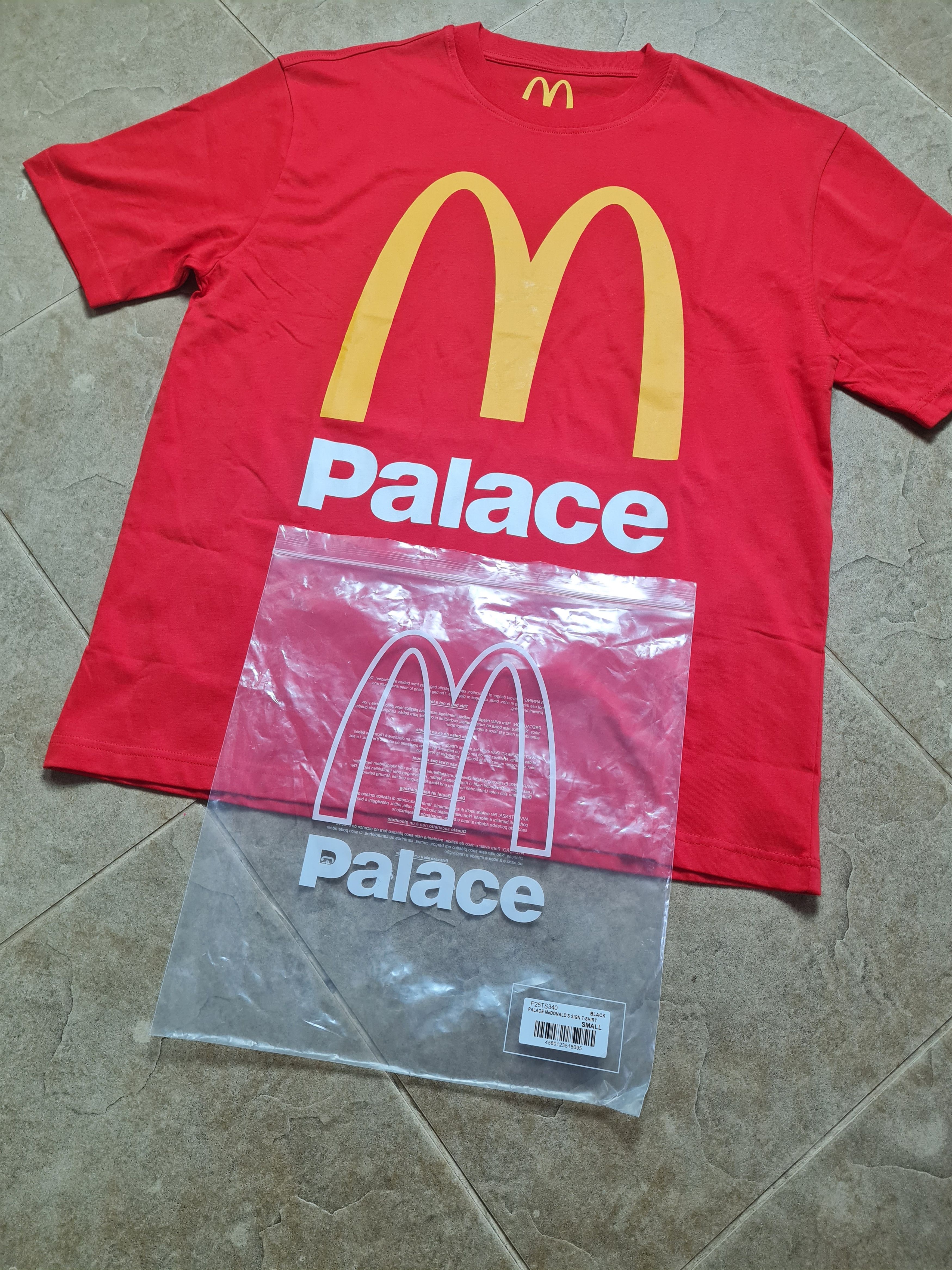 Palace Vintage Rare T-shirt PALACE McDonald's red size XL Size US XL / EU 56 / 4 - 11 Thumbnail