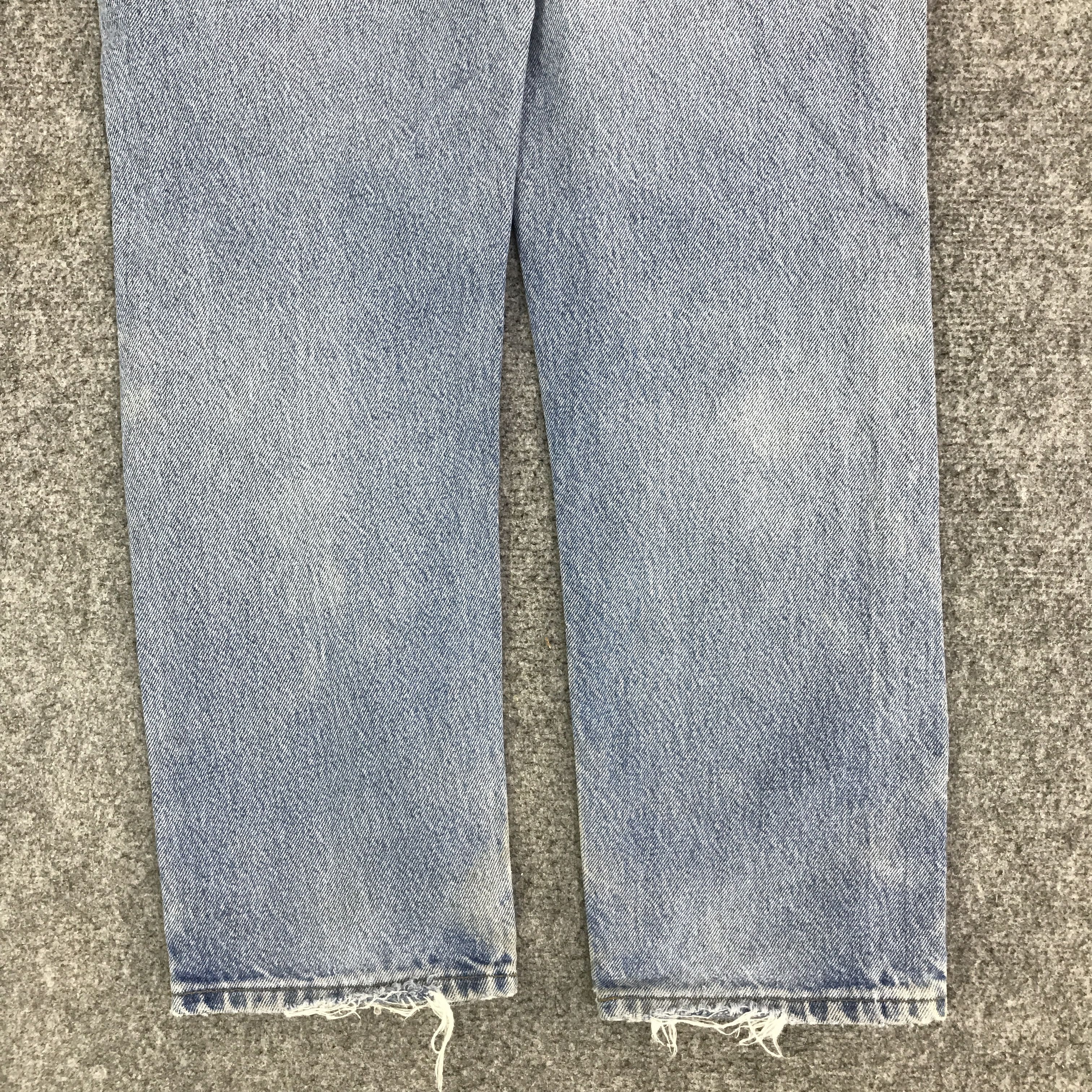 Carhartt CARHARTT DISTRESSED FADED DENIM PANTS K118B7 Size US 29 - 6 Thumbnail