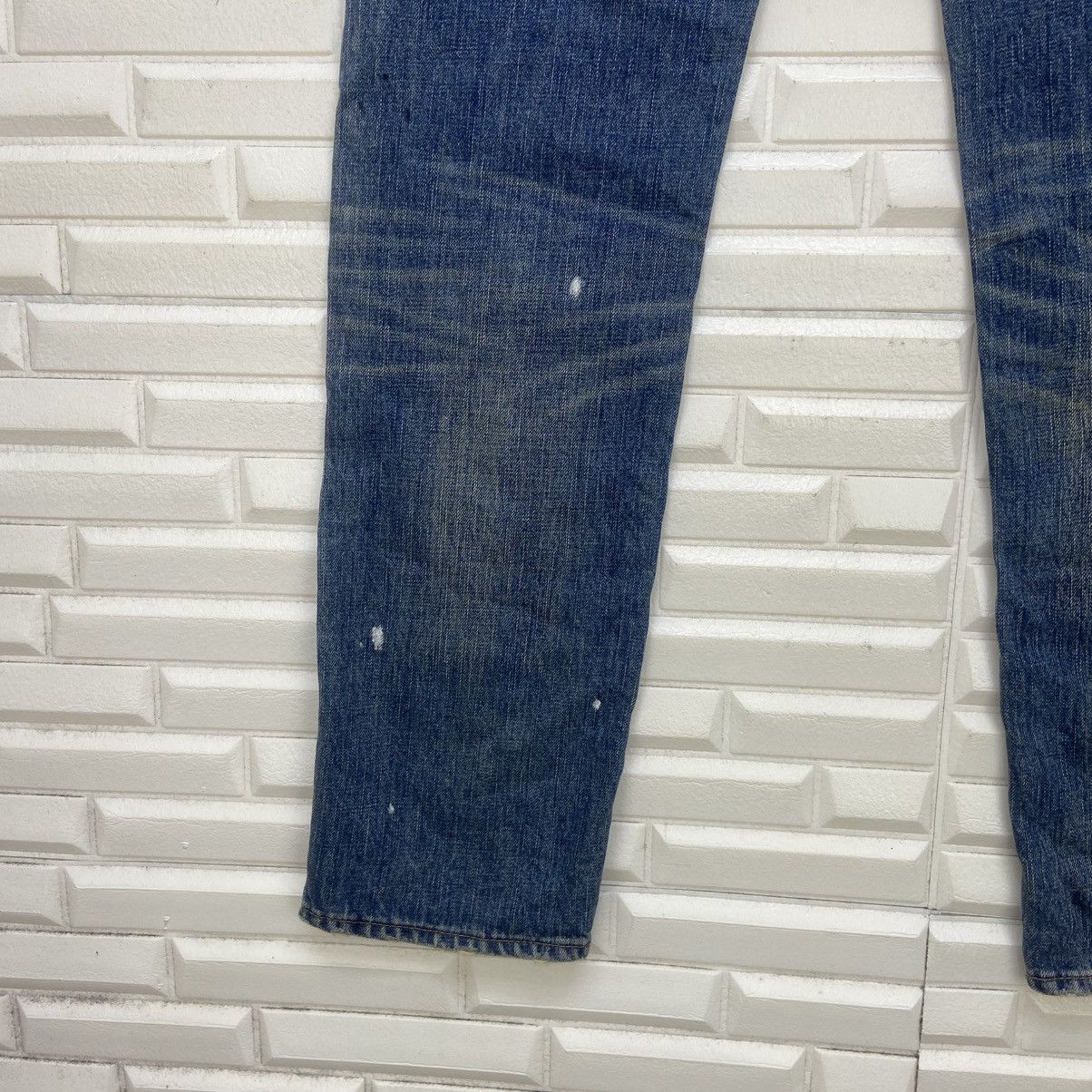 Japanese Brand Bonds & Peace Street Fashion Patchwork Distressed Denim Size US 30 / EU 46 - 14 Thumbnail