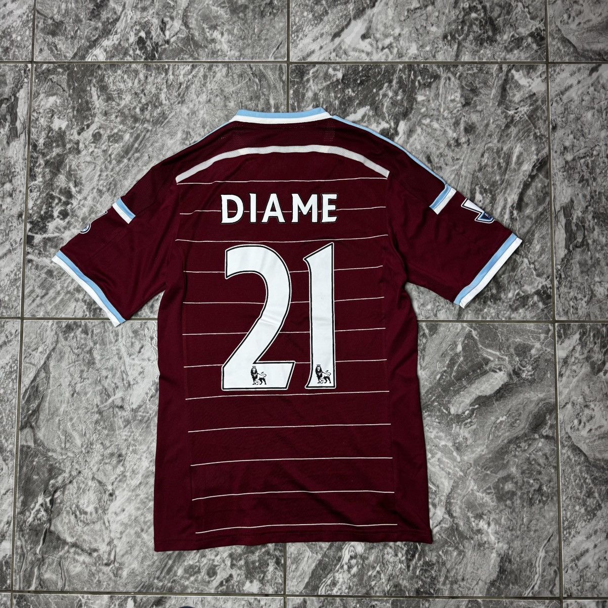 Adidas #21 DIAME WEST HAM 2014 - 2015 MATCH WORN Size US M / EU 48-50 / 2 - 1 Thumbnail