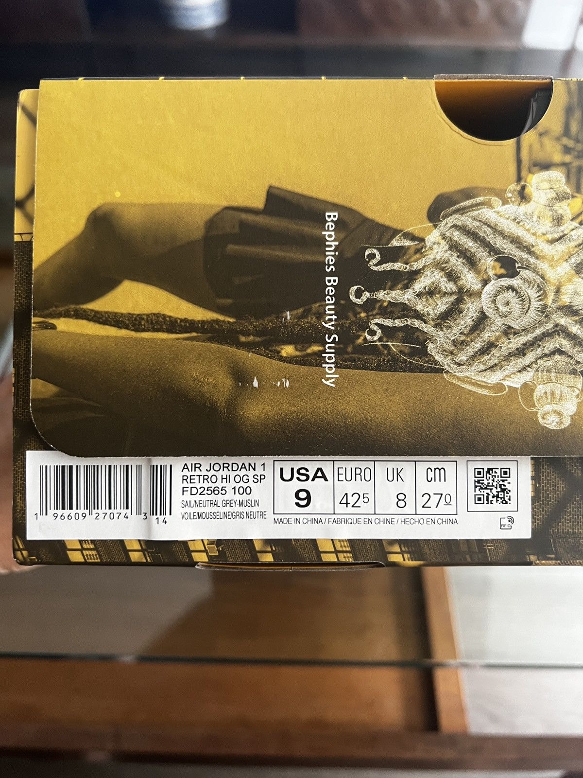 Nike × Union LA Union x BBS - Air Jordan 1 retro hi Size US 9 / EU 42 - 5 Thumbnail