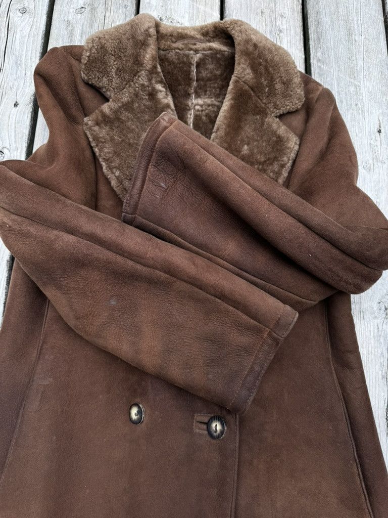 Vintage 1970s Sawyer of Napa Sheepskin Shearling Coat Size XL / US 12-14 / IT 48-50 - 7 Thumbnail