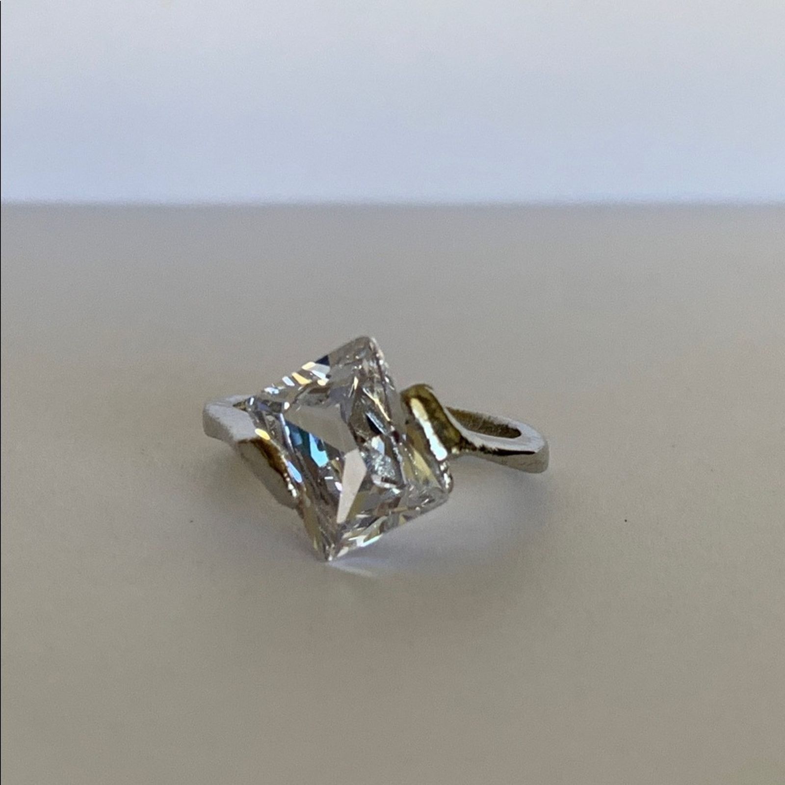 Other Contemporary Princess Diamond Ring Size 6 Size ONE SIZE - 6 Thumbnail