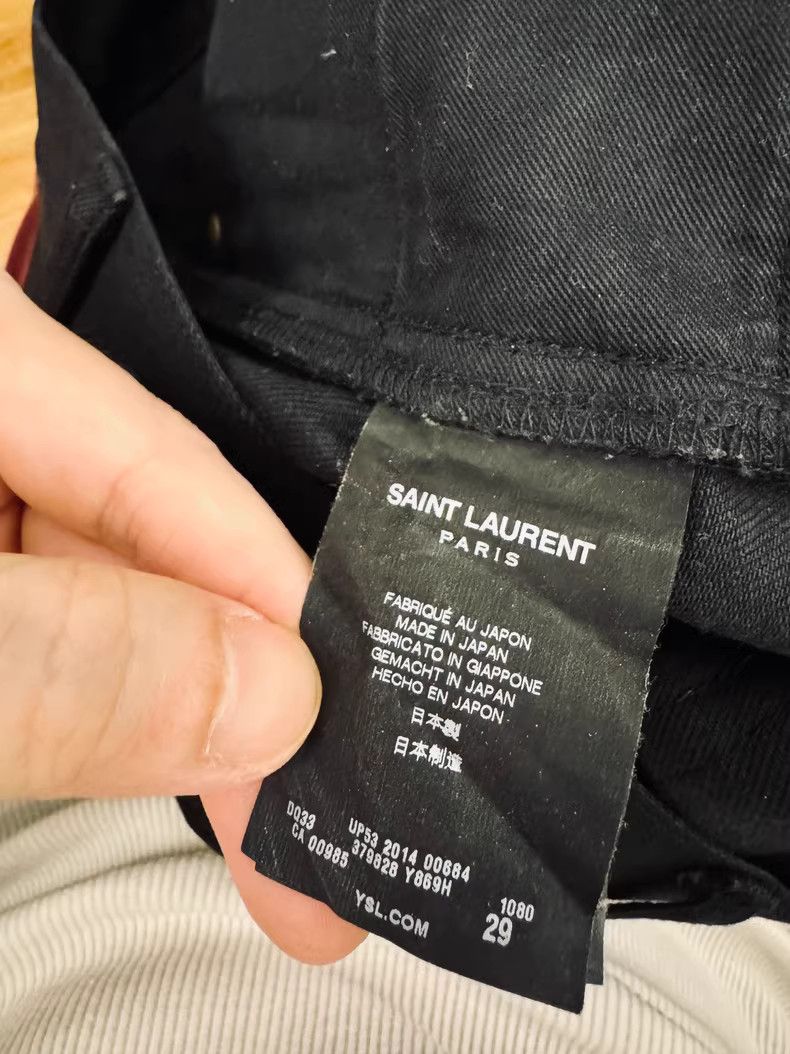 Saint Laurent Paris Saint Laurent slp14fwD02 brushed wax jeans -DMC Size US 29 - 7 Thumbnail