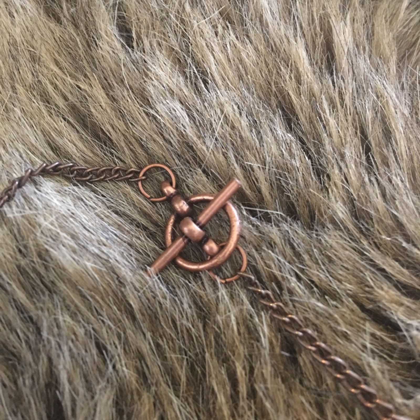 Vintage Vintage copper pendant with charms necklace Size ONE SIZE - 9 Thumbnail