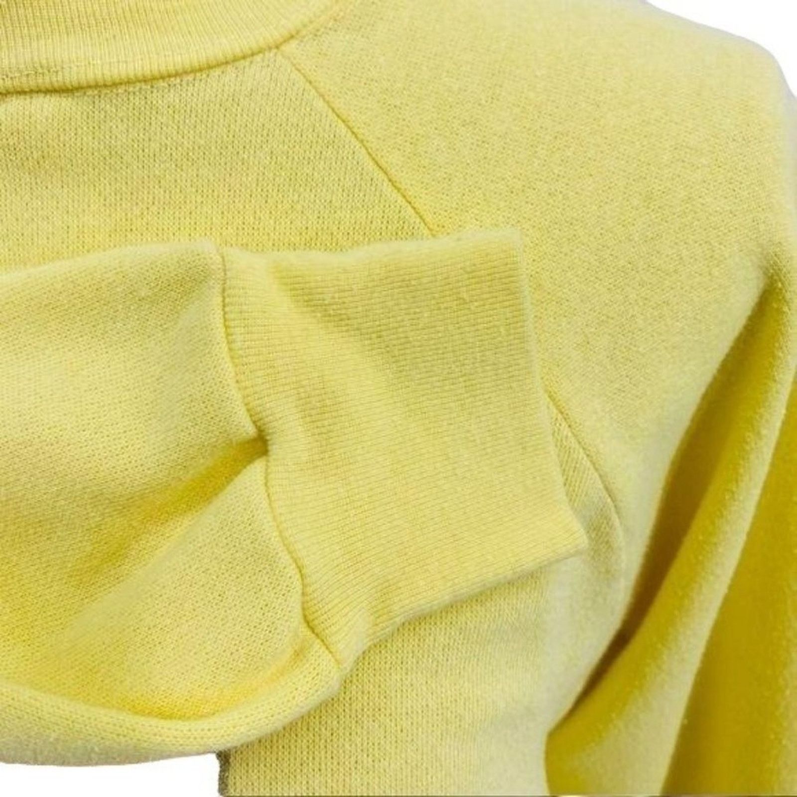 Vintage Vintage Creamy Yellow Who0o! Owl Sweatshirt Size M / US 6-8 / IT 42-44 - 7 Thumbnail
