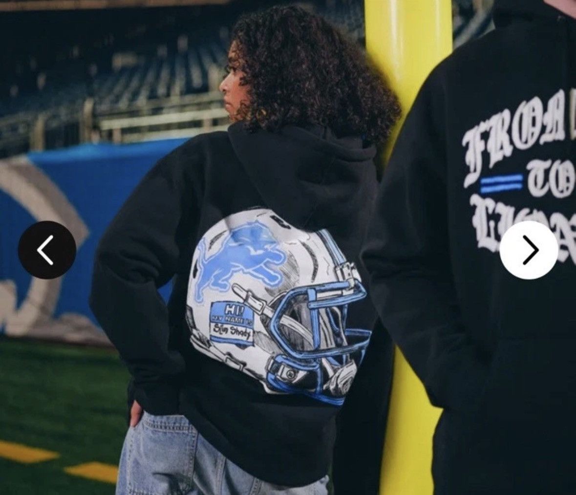 Eminem Eminem x Detroit Lions Hoodie “From 8 Mile to the Lions Den” Size US M / EU 48-50 / 2 - 12 Thumbnail