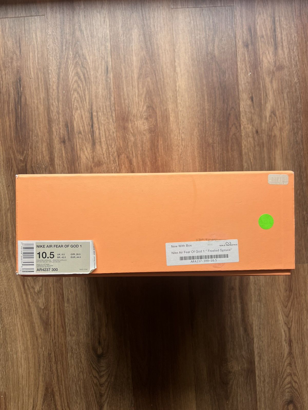 Fear of God × Nike Men’s Nike Air Fear of God 1 in Frosted Spruce (Green) Size US 10.5 / EU 43-44 - 13 Thumbnail