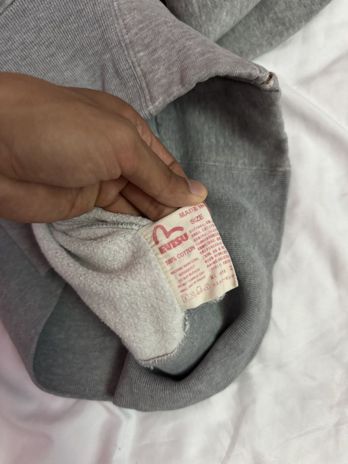 Evisu Distressed 2000s Evisu Big Logo Zip Up Hoodie Size US L / EU 52-54 / 3 - 7 Thumbnail